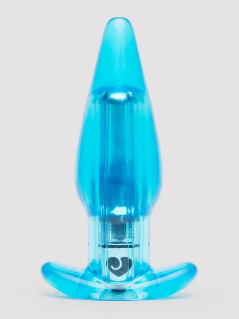 BASICS Vibrierender Analplug 11 cm, Blau, hi-res