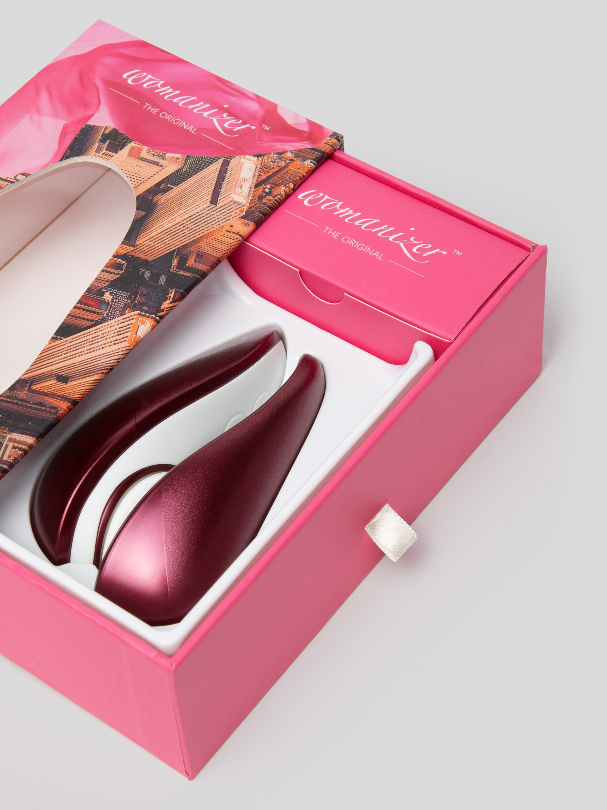 Womanizer Liberty Rechargeable Travel Clitoral Suction Stimulator, Red, hi-res