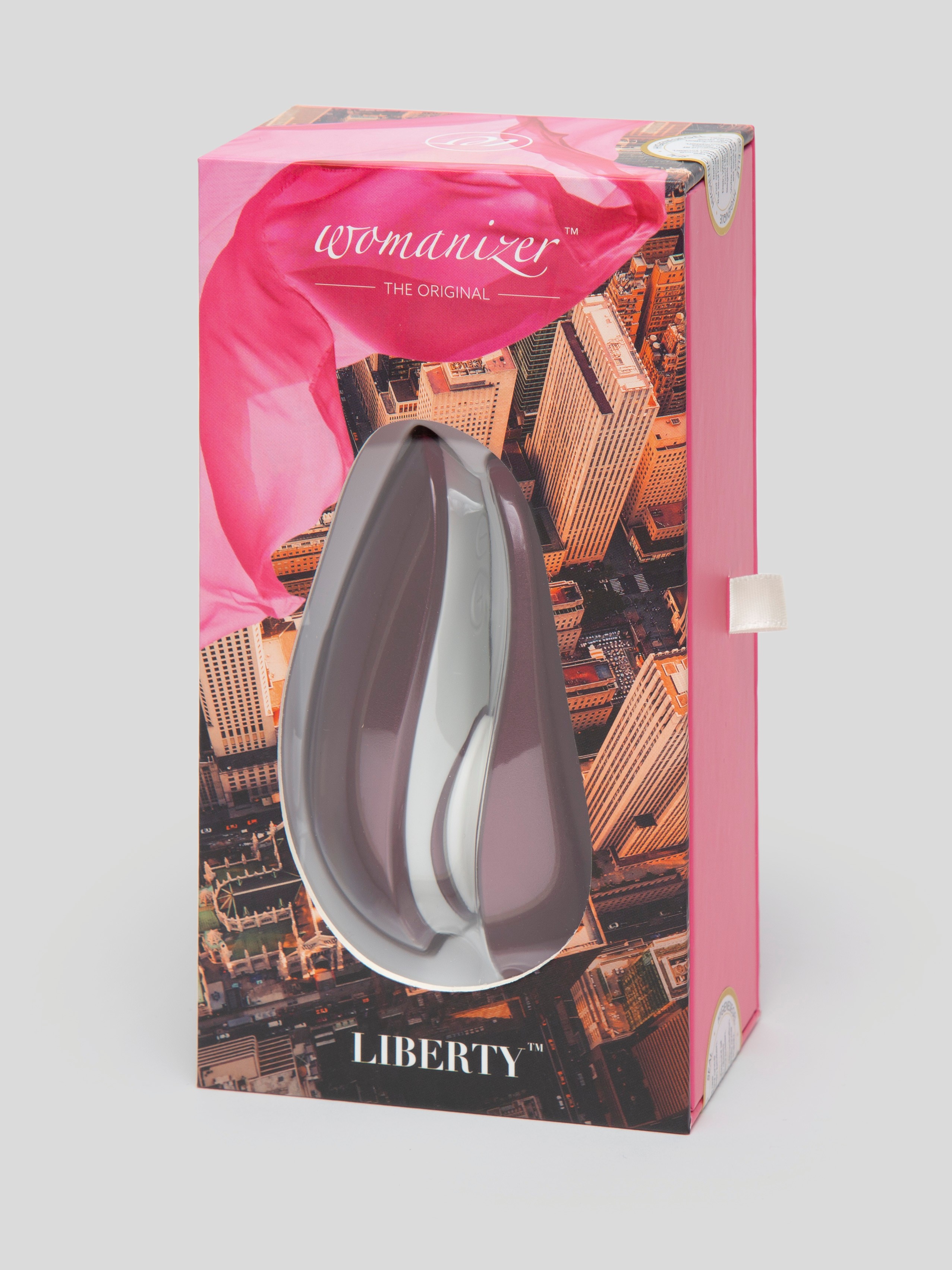 Womanizer Liberty Rechargeable Travel Clitoral Suction Stimulator, Red, hi-res