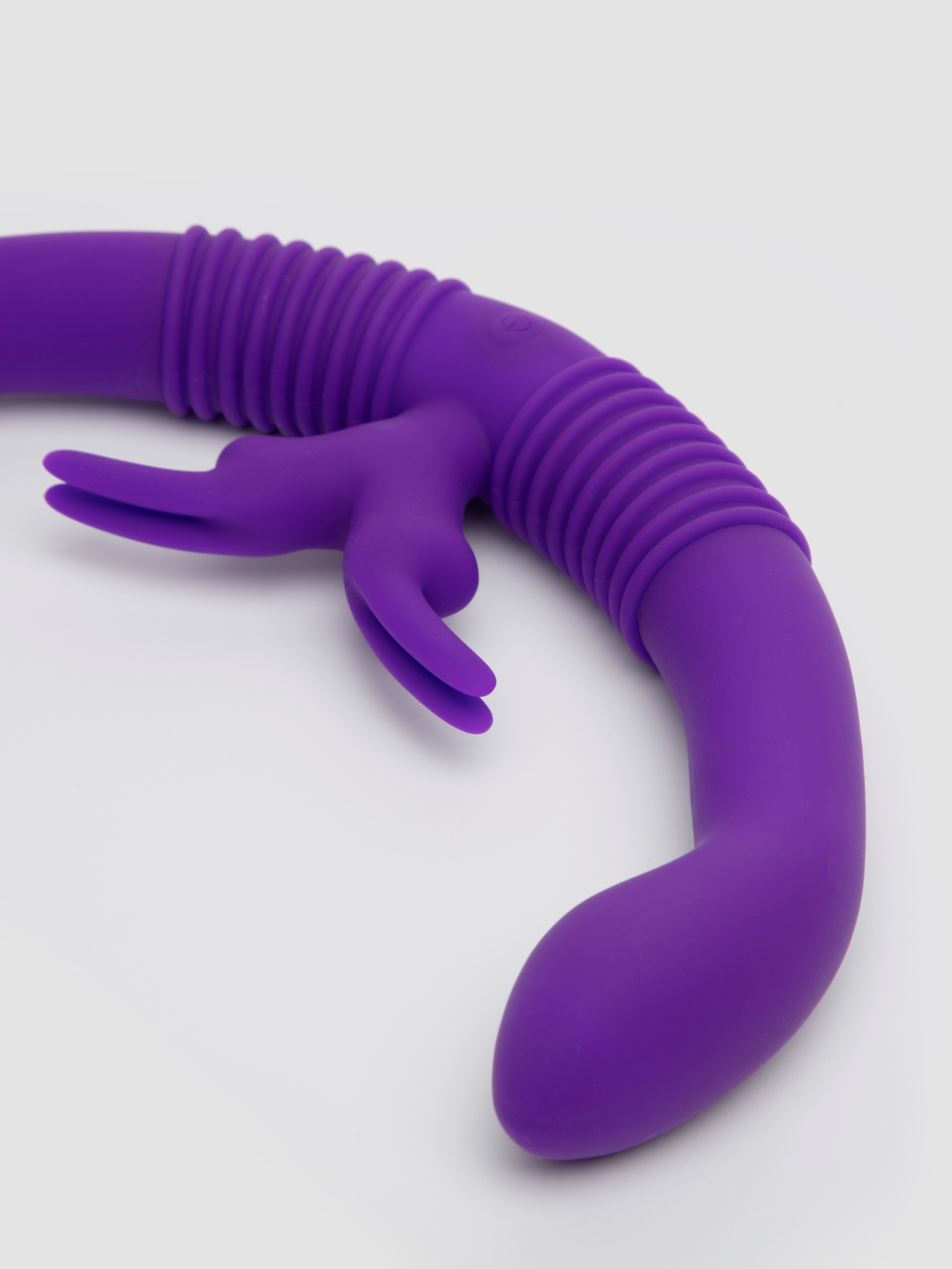 Together Toy Remote Control Dual Motor Couple's Rabbit Vibrator, Purple, hi-res