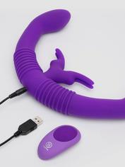Together Toy Remote Control Dual Motor Couple's Rabbit Vibrator, Purple, hi-res