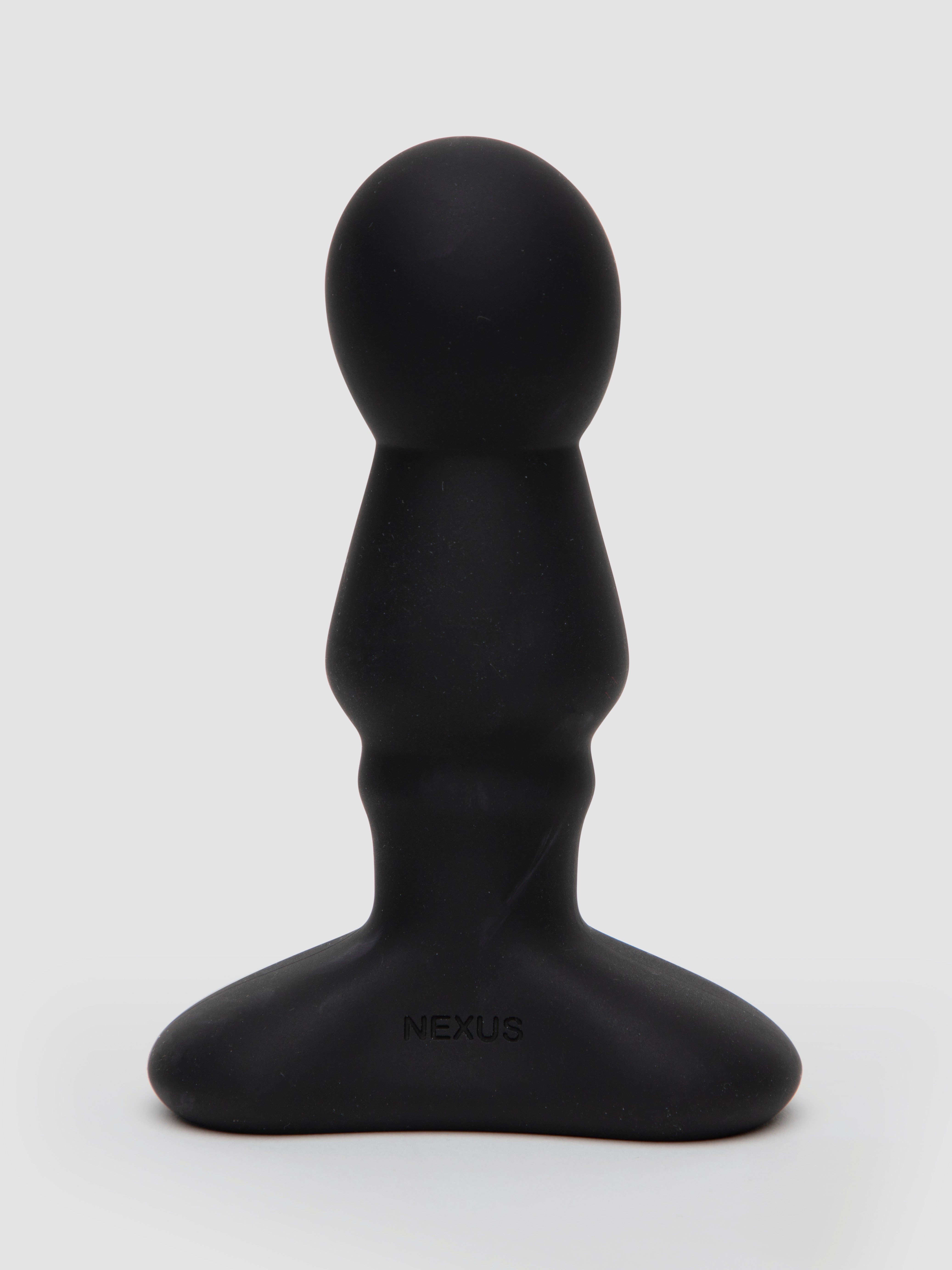 Nexus Bolster Remote Control Rechargeable Butt Plug with Inflatable Tip, Black, hi-res