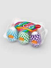 TENGA Egg Wonder Male Masturbator Set (6 Pack), White, hi-res