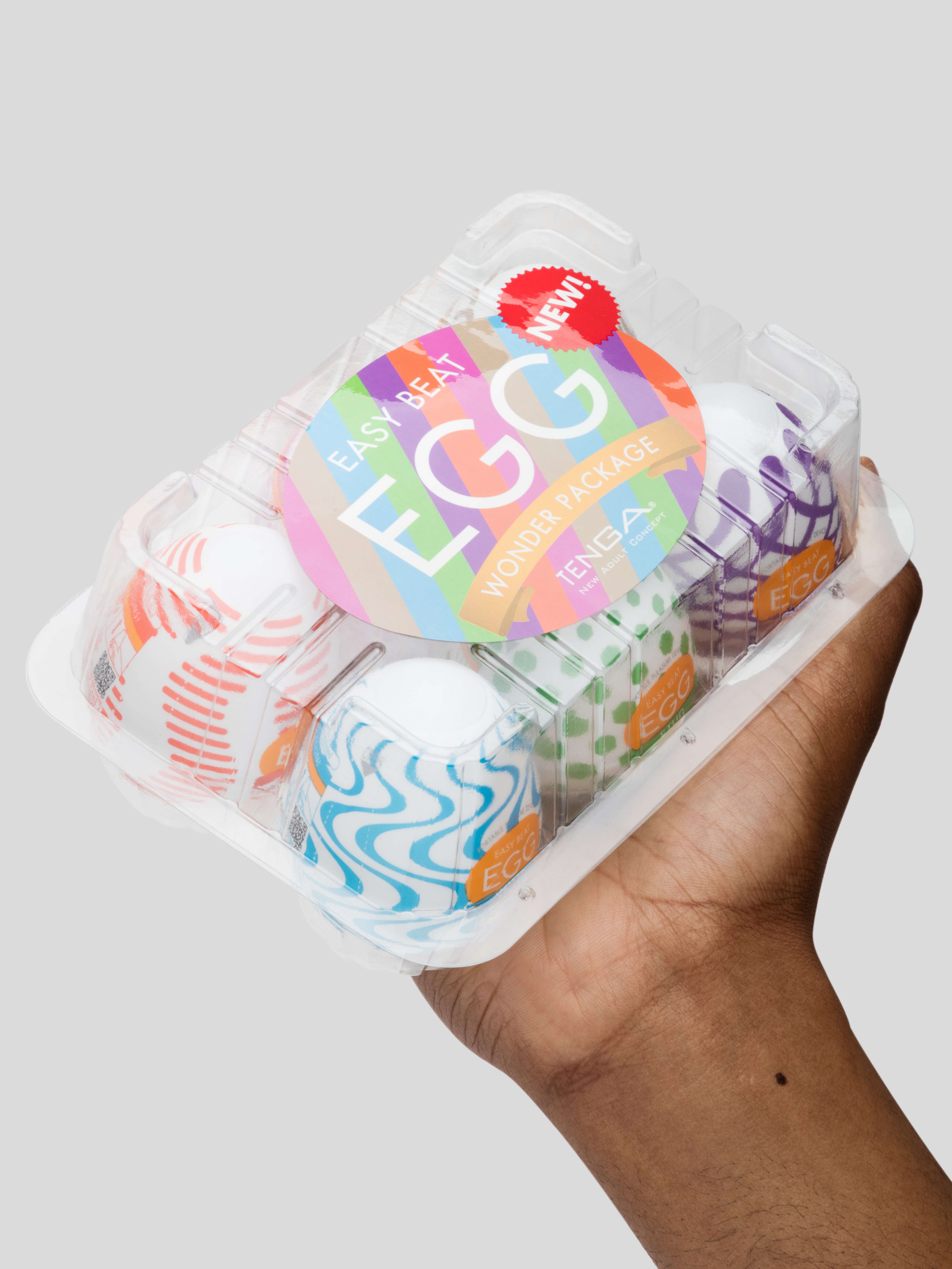 TENGA Egg Wonder Masturbator Set (6 Pack), White, hi-res