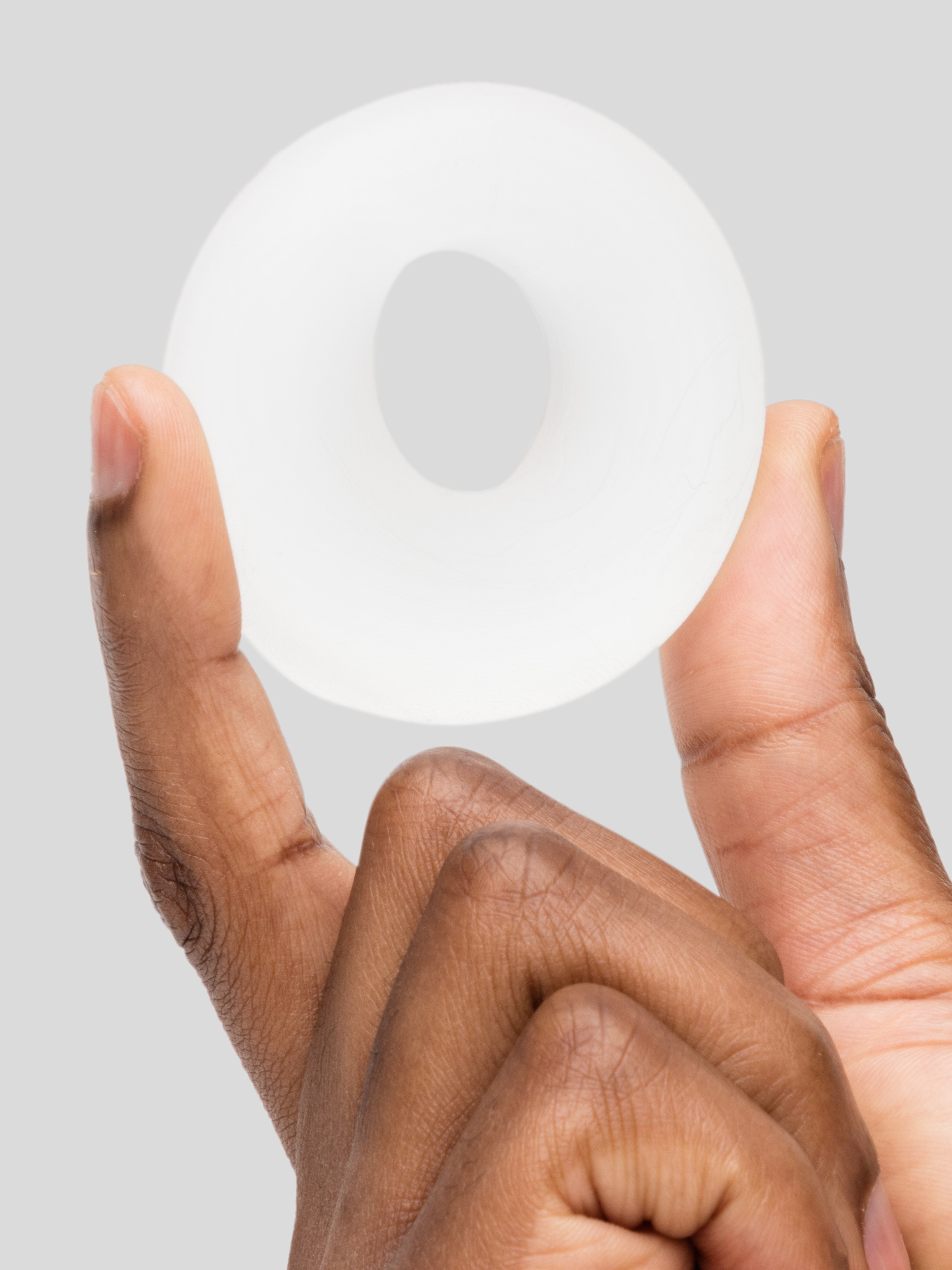 Oxballs Bigger OX Super Mega-Stretch Cock Ring, Clear, hi-res