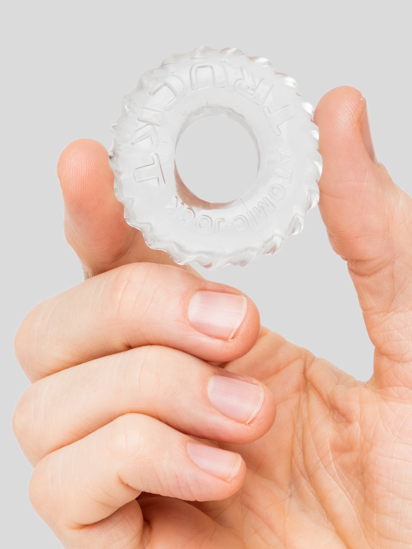 Oxballs Bonemaker Cock and Ball Ring Set Clear (3 Count), Clear, hi-res