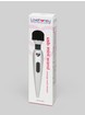 Lovehoney Deluxe Rechargeable Mini Massage Wand Vibrator, Silver, hi-res