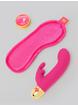 Lovehoney Frisky Rabbit, Blindfold and Pleasure Balm Gift Kit, Pink, hi-res