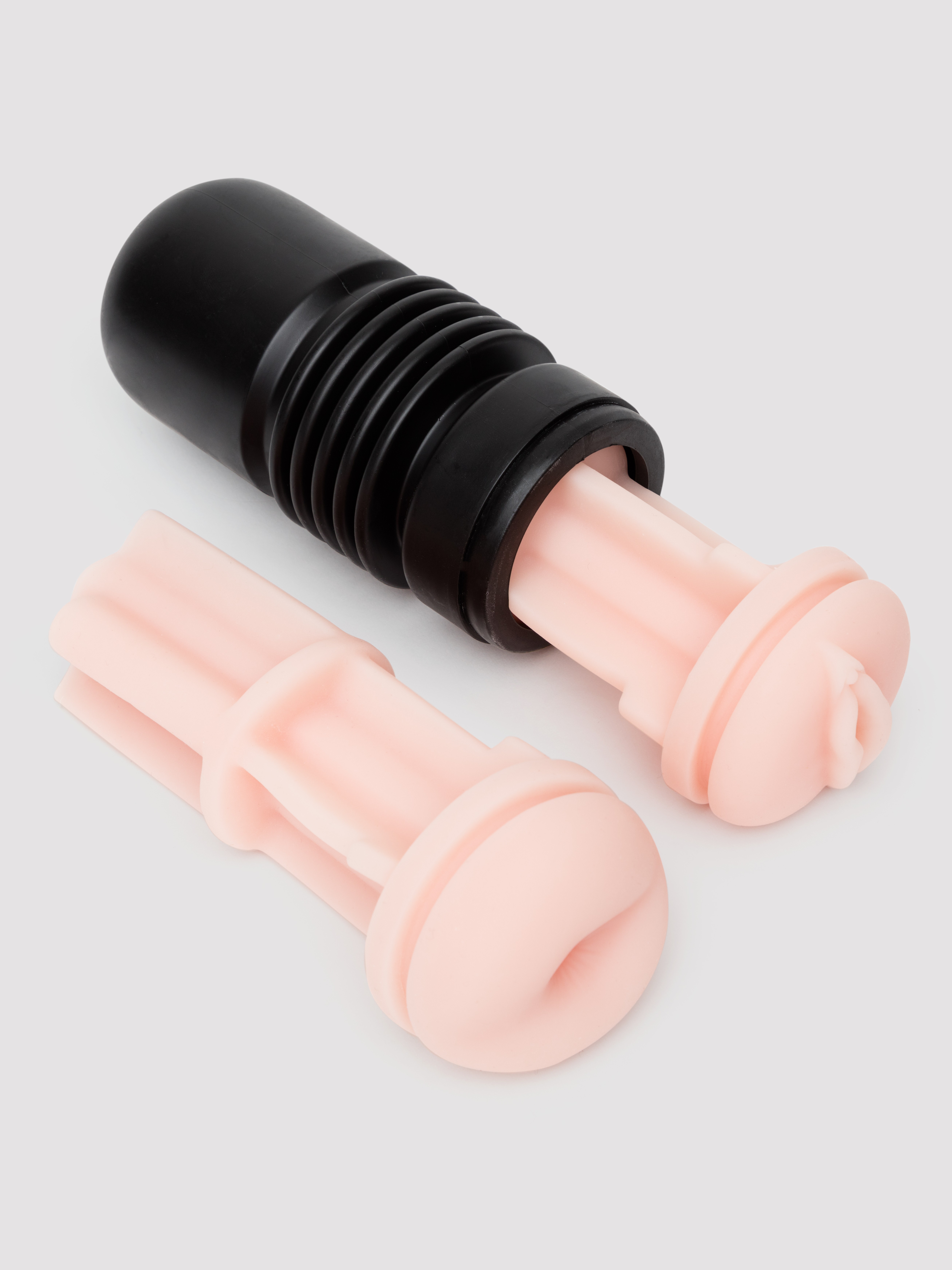 THRUST Pro Ultra Full Throttle Realistic Masturbator Cup Set (4 Piece), Flesh Pink, hi-res