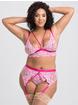 Lovehoney Tiger Lily BH-Set aus roter Spitze, Pink, hi-res