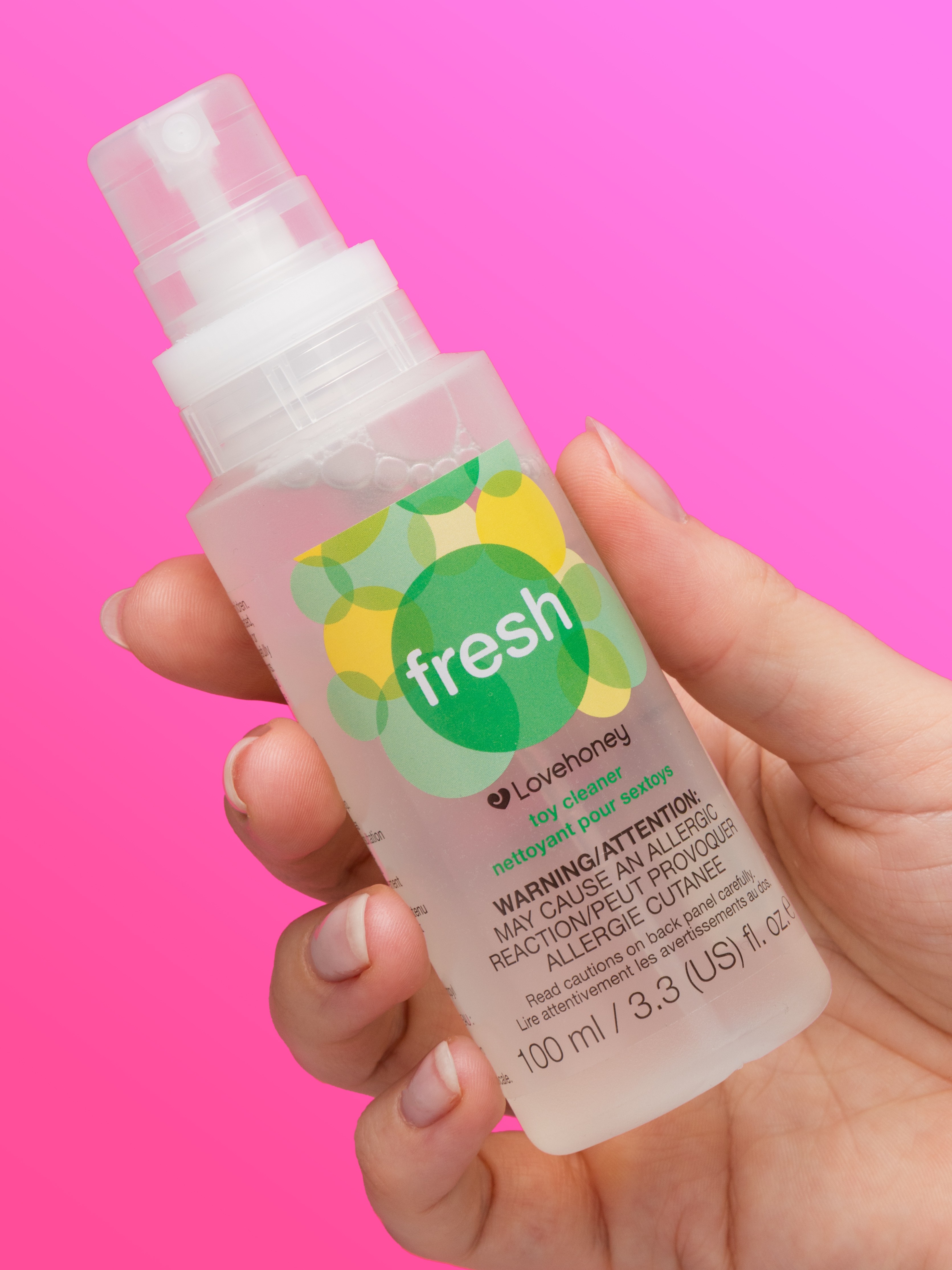 Lovehoney Fresh Toy Cleaner 3.4 fl oz, , hi-res