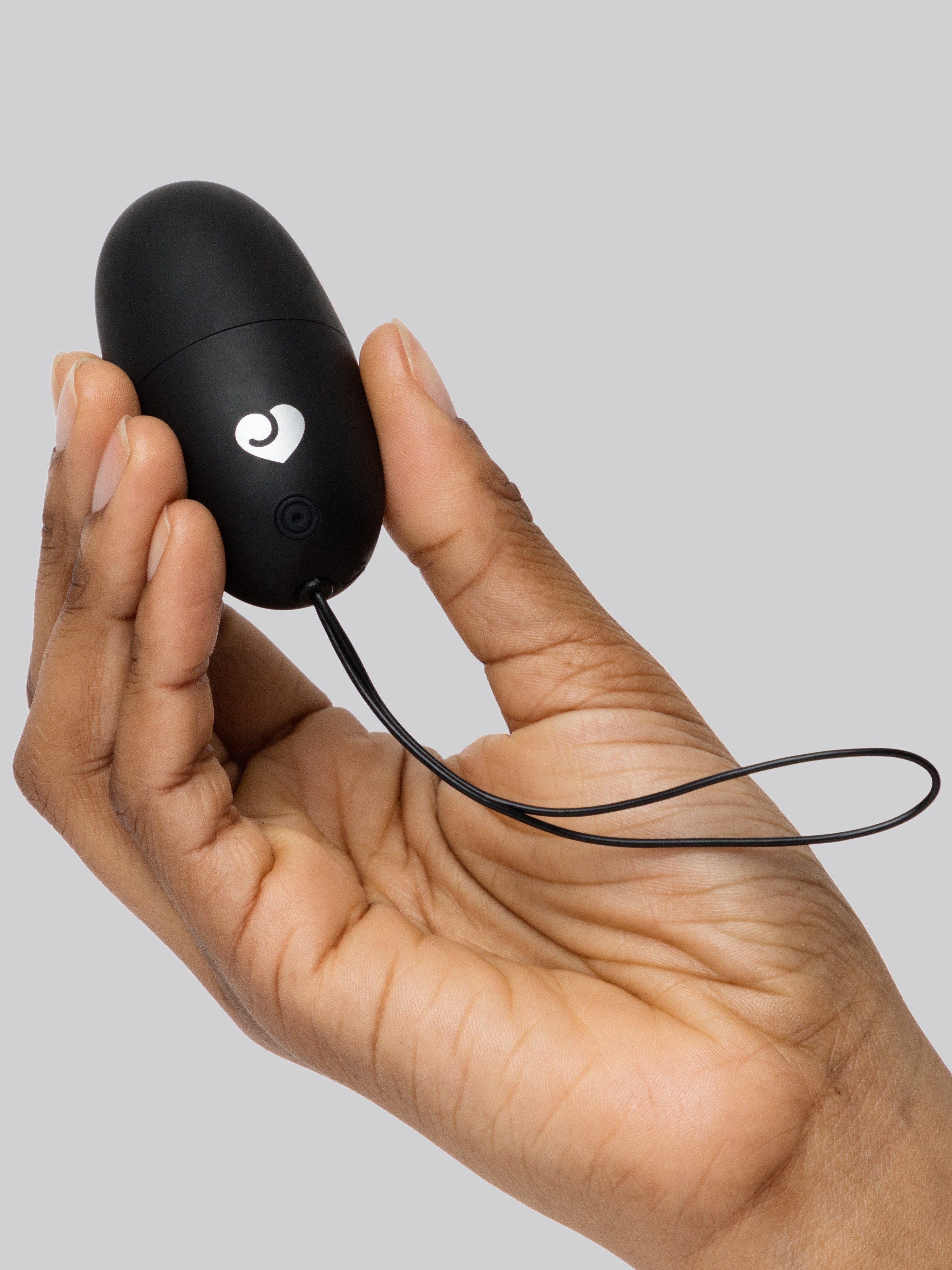 Lovehoney Secret Agent Rechargeable Remote Control Love Egg, Black, hi-res