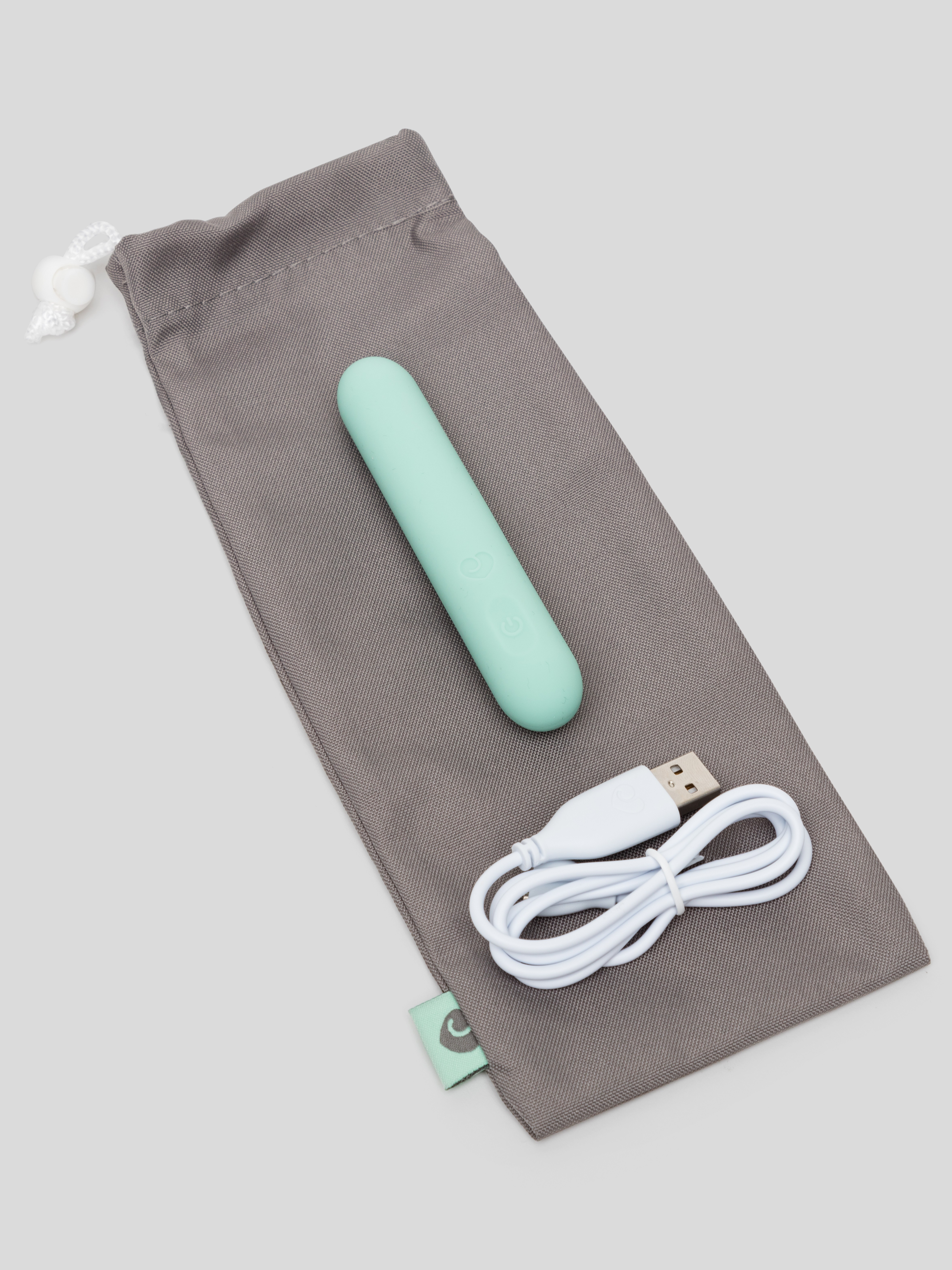 Lovehoney Health Rechargeable Silicone Bullet Vibrator, Green, hi-res
