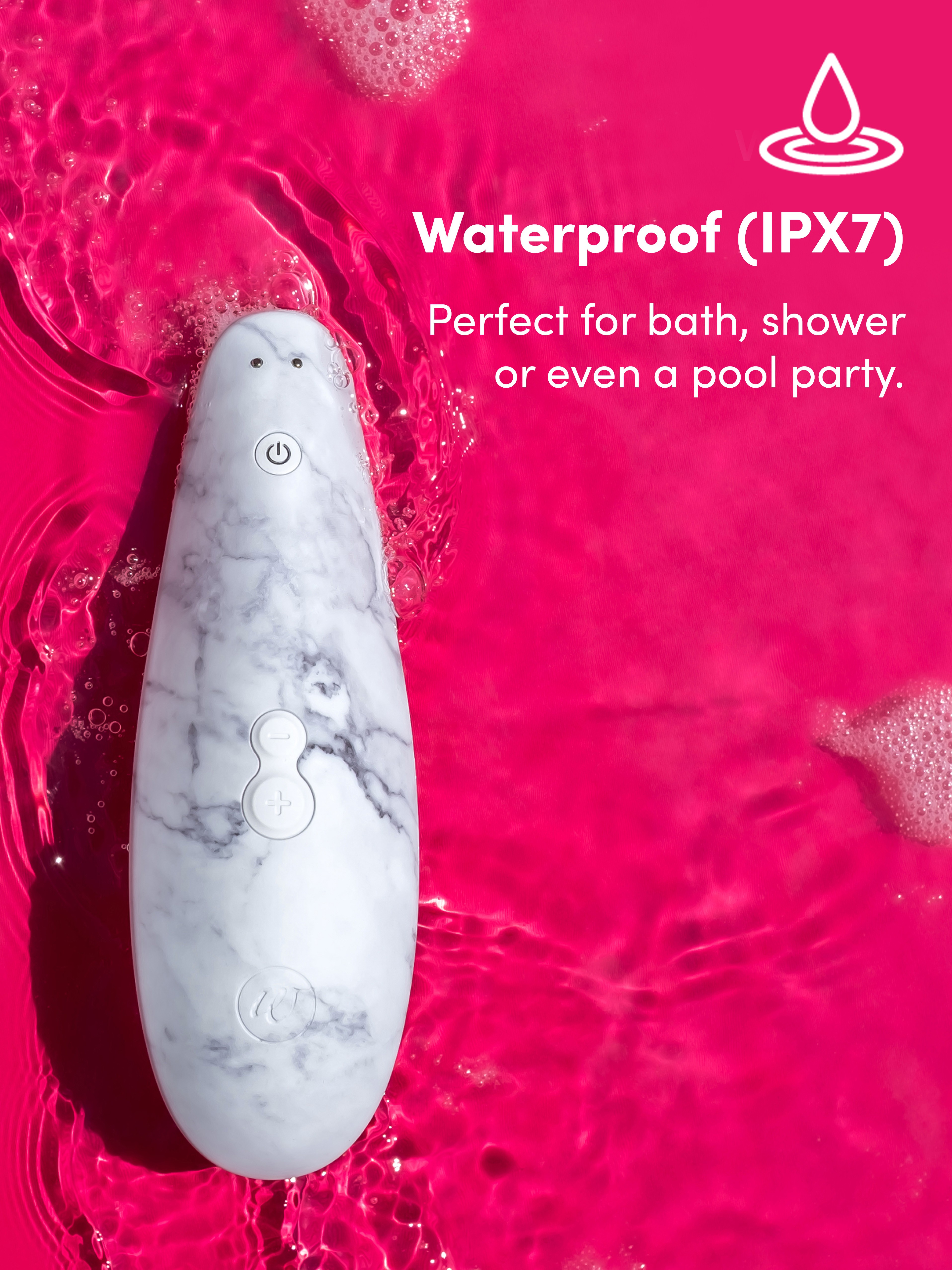 Womanizer Classic 2 Marilyn Monroe&trade; Edition Clitoral Suction Stimulator , White, hi-res