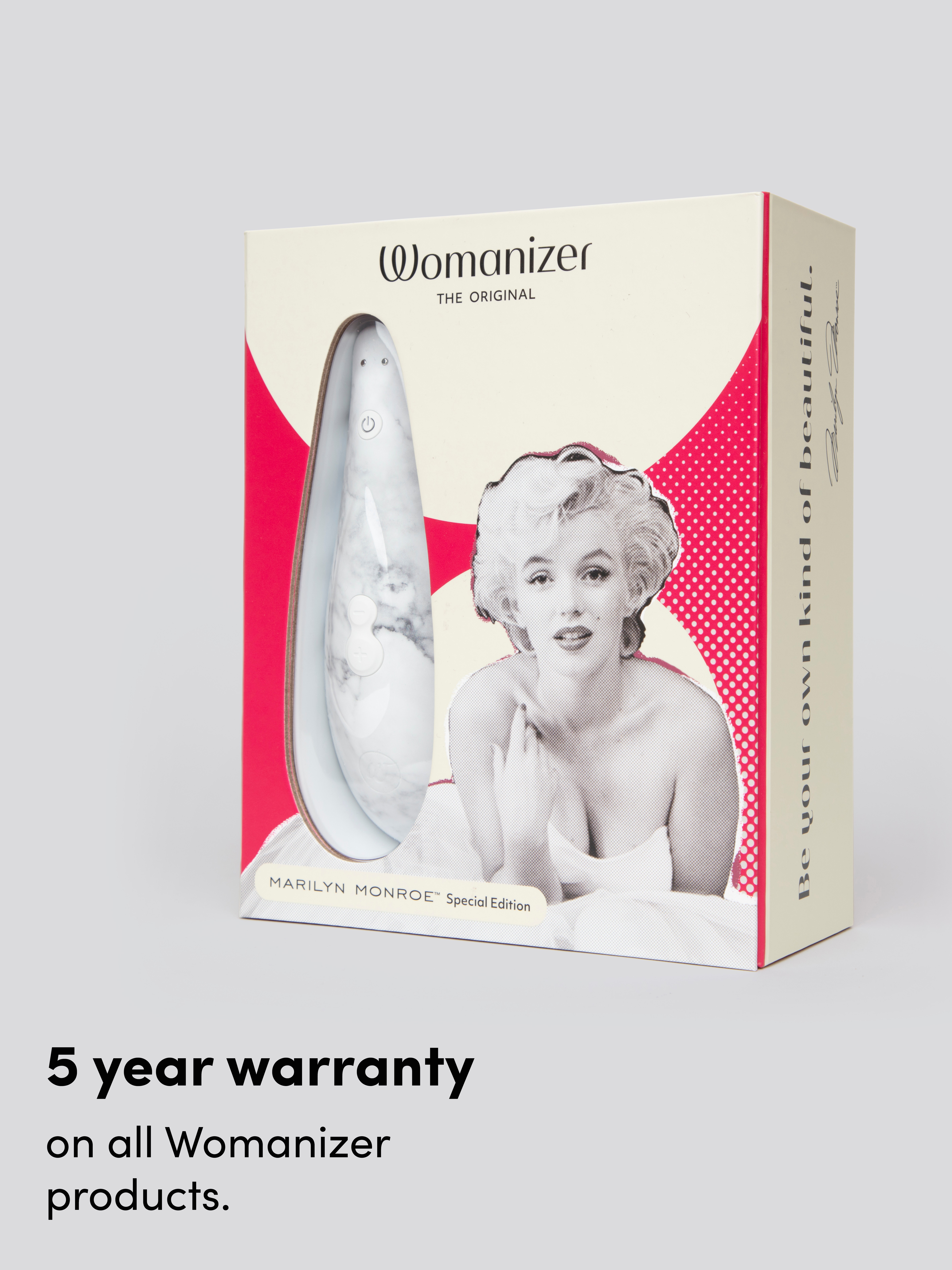 Womanizer Classic 2 Marilyn Monroe&trade; Edition Clitoral Suction Stimulator , White, hi-res