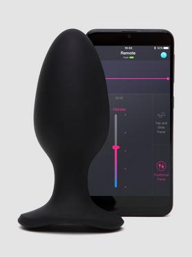 Lovense Hush 2 Large App Controlled Rechargeable Vibrating Butt Plug 2.25 Inch