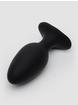 Lovense Hush 2 Large App Controlled Rechargeable Vibrating Butt Plug 2.25 Inch, Black, hi-res