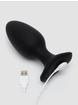 Lovense Hush 2 Large App Controlled Rechargeable Vibrating Butt Plug 5 Inch, Black, hi-res