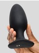 Lovense Hush 2 Large App Controlled Rechargeable Vibrating Butt Plug 5 Inch, Black, hi-res