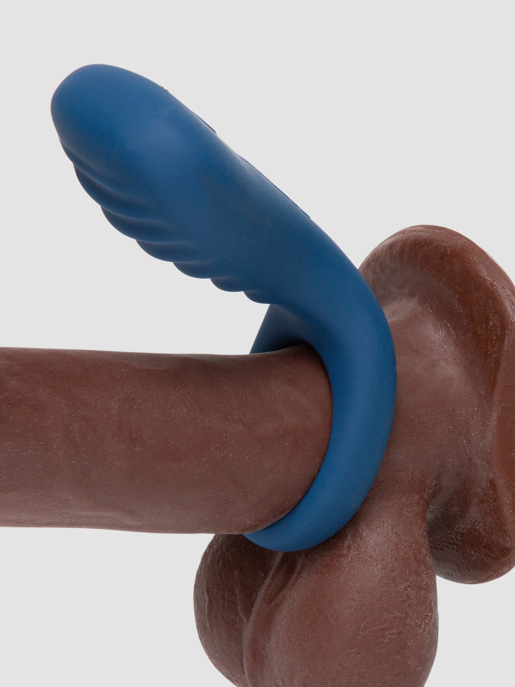 OhMiBod  blueMotion NEX 3 Rechargeable App Control Couple's Ring, Blue, hi-res