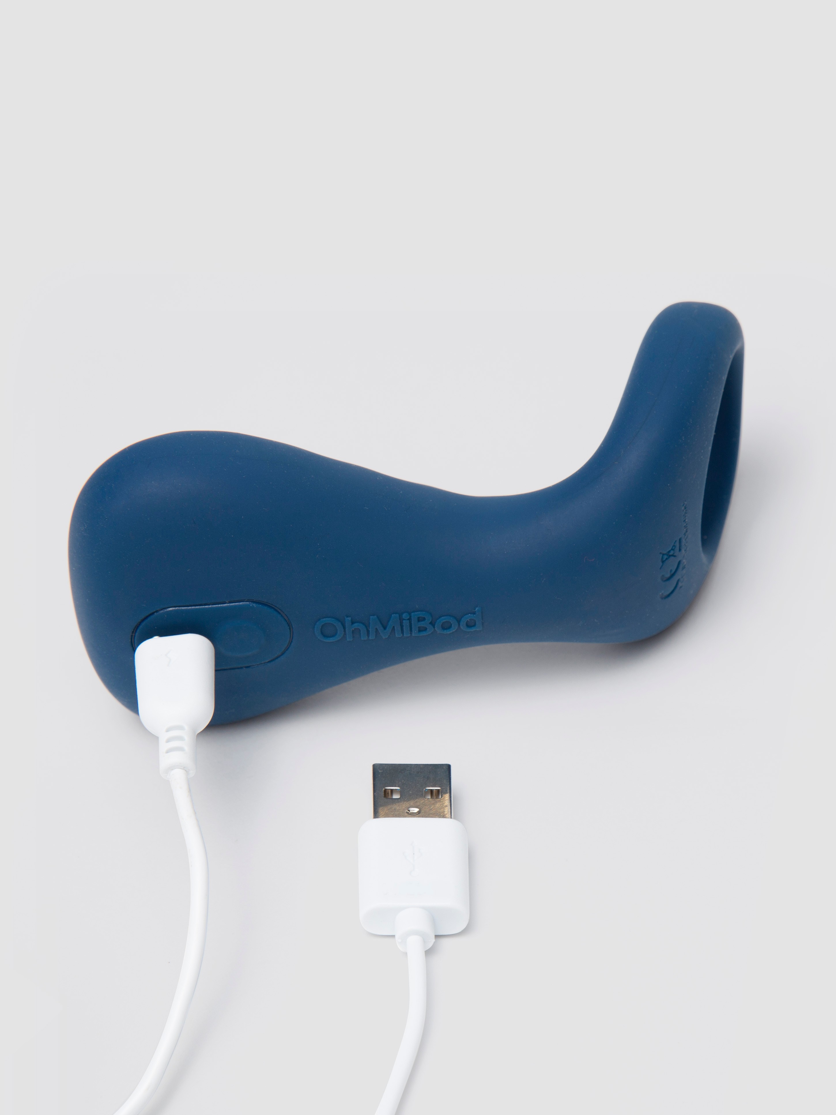 OhMiBod  blueMotion NEX 3 Rechargeable App Control Couple's Ring, Blue, hi-res