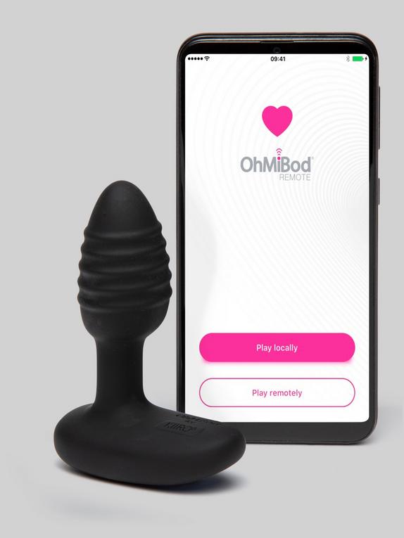 Ohmibod Lumen App Controlled Butt Plug Powered by Kiiroo, Blue, hi-res