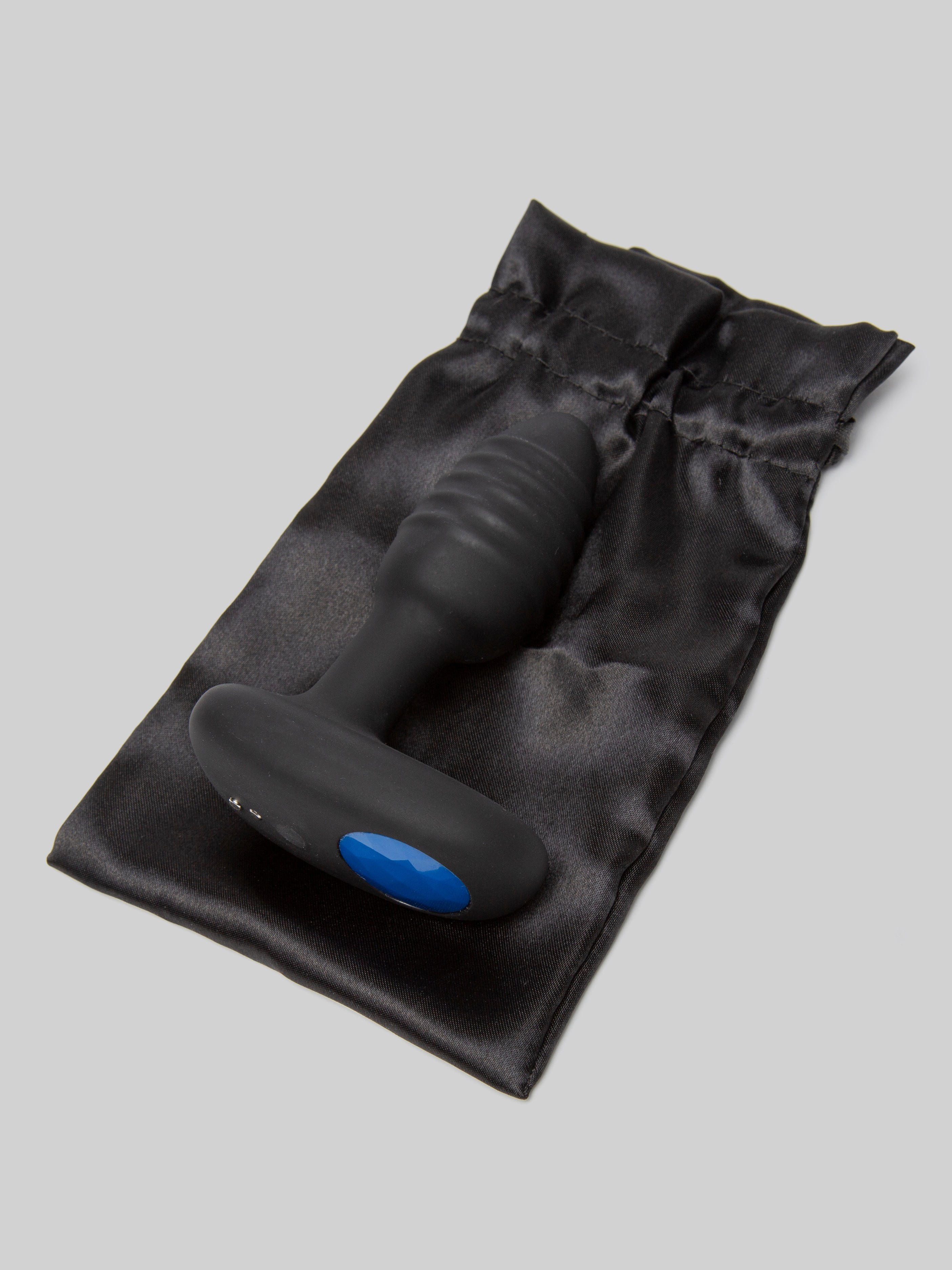 OhMiBod Lumen App Controlled Butt Plug Powered by Kiiroo, Blue, hi-res