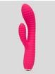 Lovehoney Ripple Rabbit Rechargeable Silicone Ribbed Rabbit Vibrator, Pink, hi-res