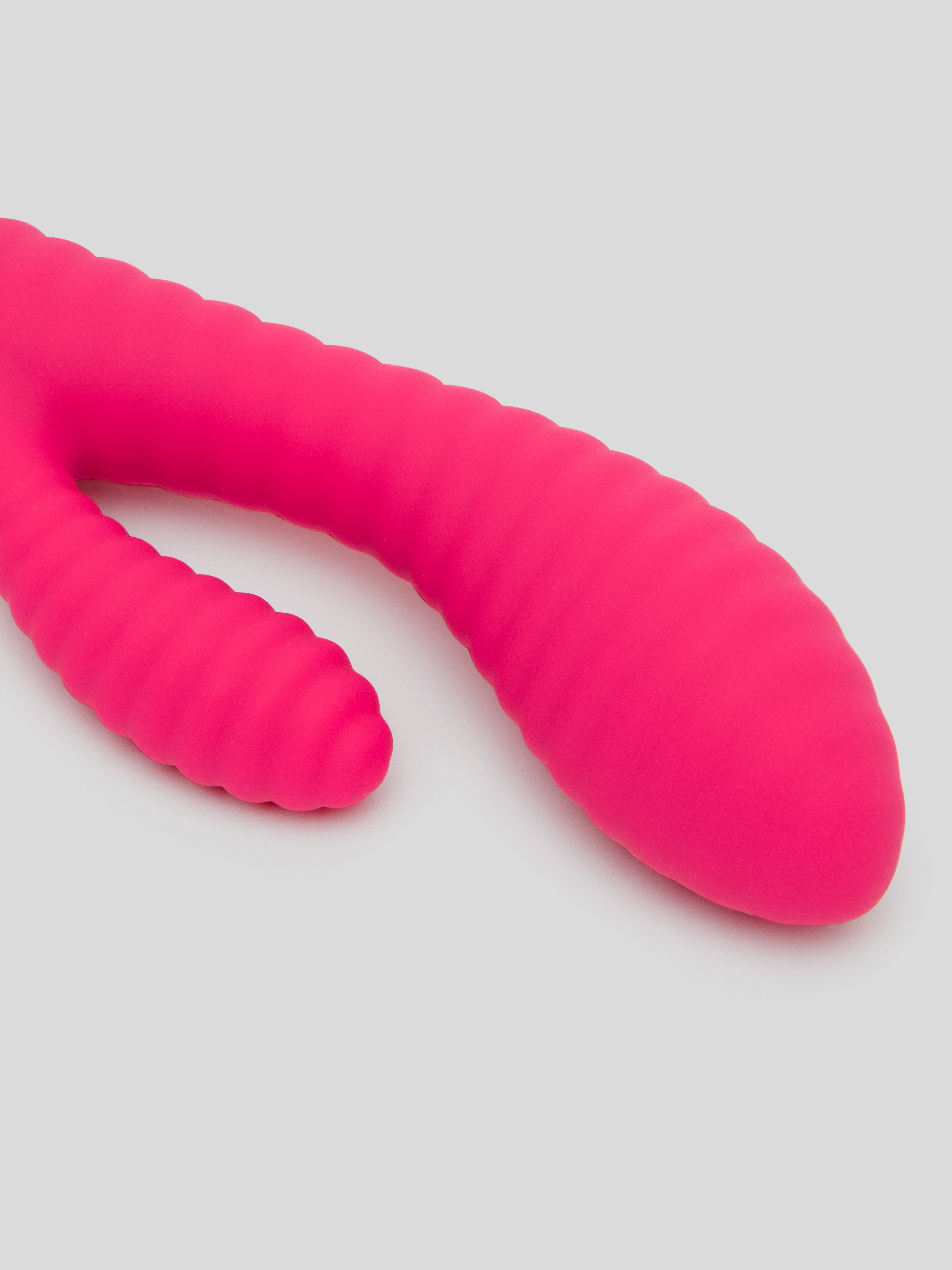 Lovehoney Ripple Rabbit Rechargeable Silicone Ribbed Rabbit Vibrator, Pink, hi-res