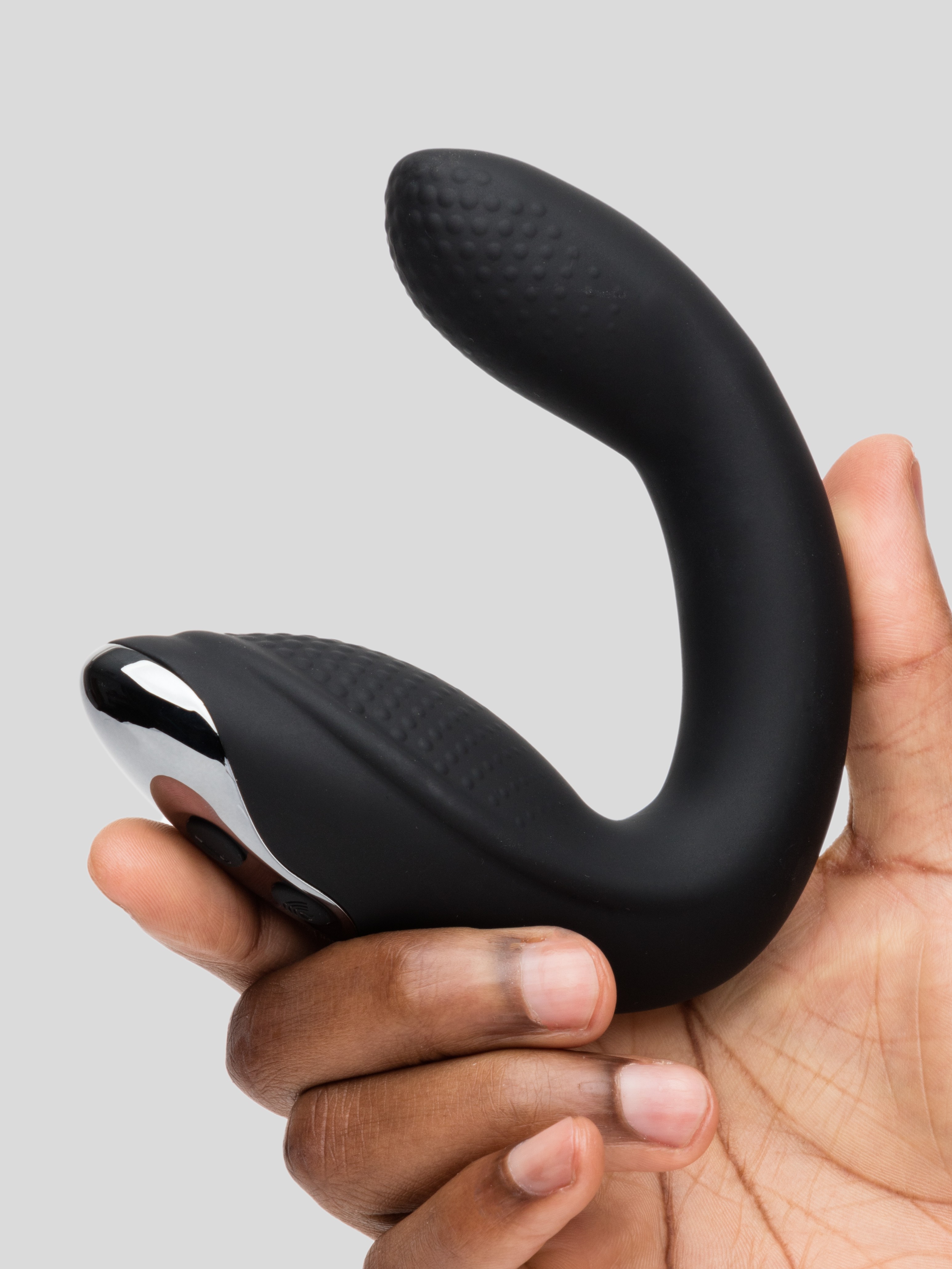 Rocks Off Rude Boy Extreme Remote Control Prostate Massager, Black, hi-res