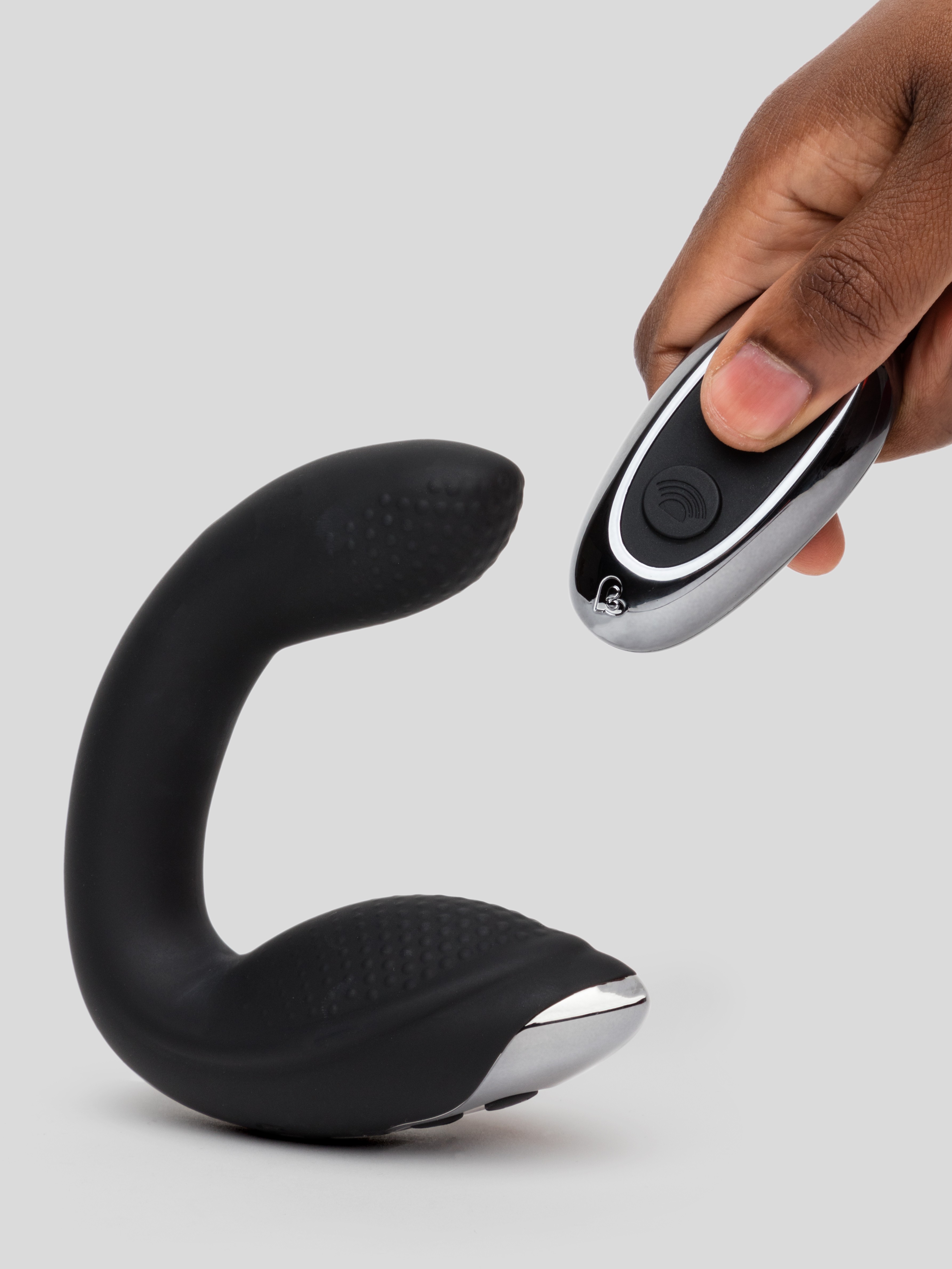 Rocks Off Rude Boy Extreme Remote Control Prostate Massager, Black, hi-res