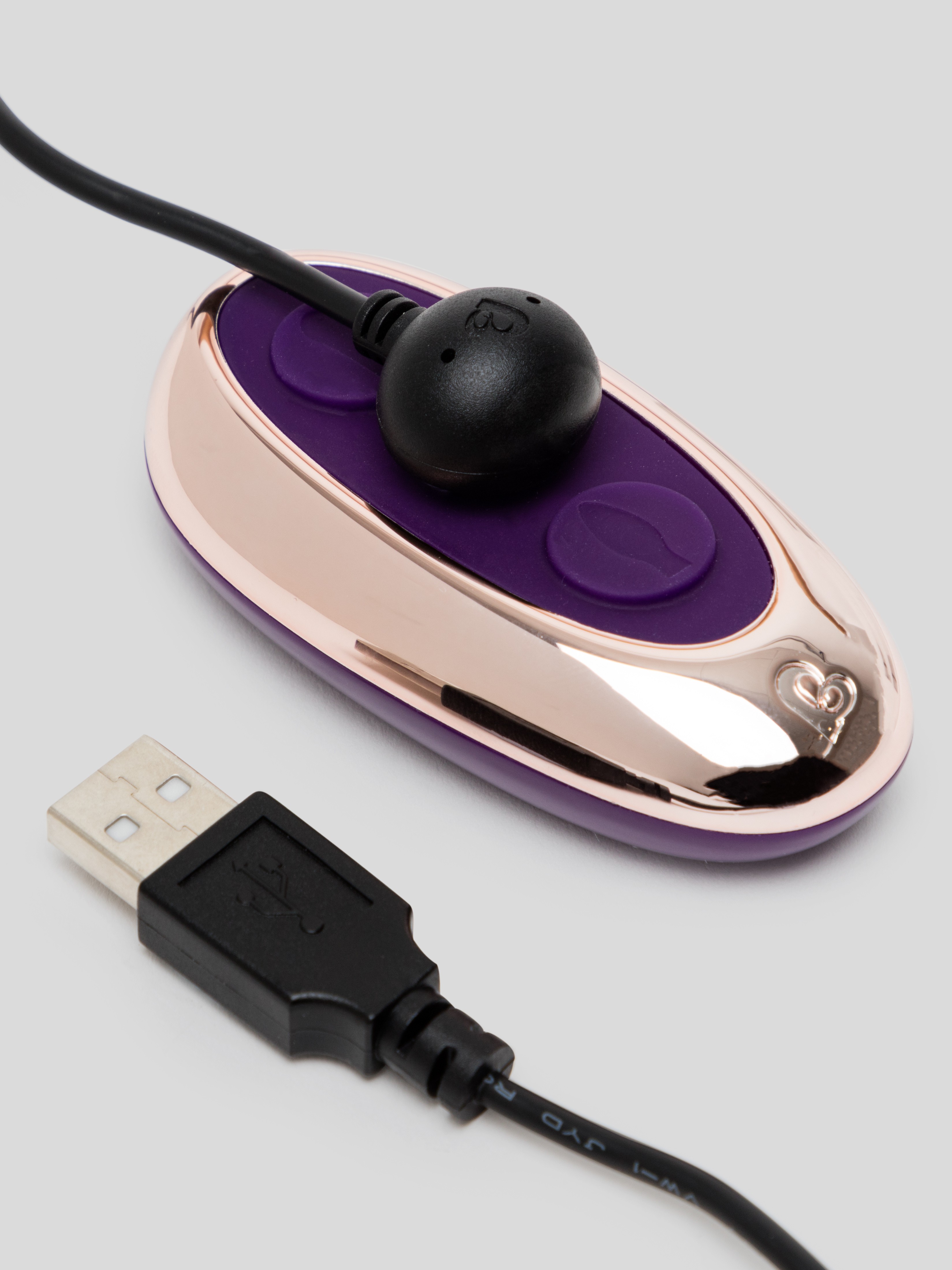Rocks Off Cocktail Dual-Motored Remote Controlled Couple's Butt Plug, Purple, hi-res