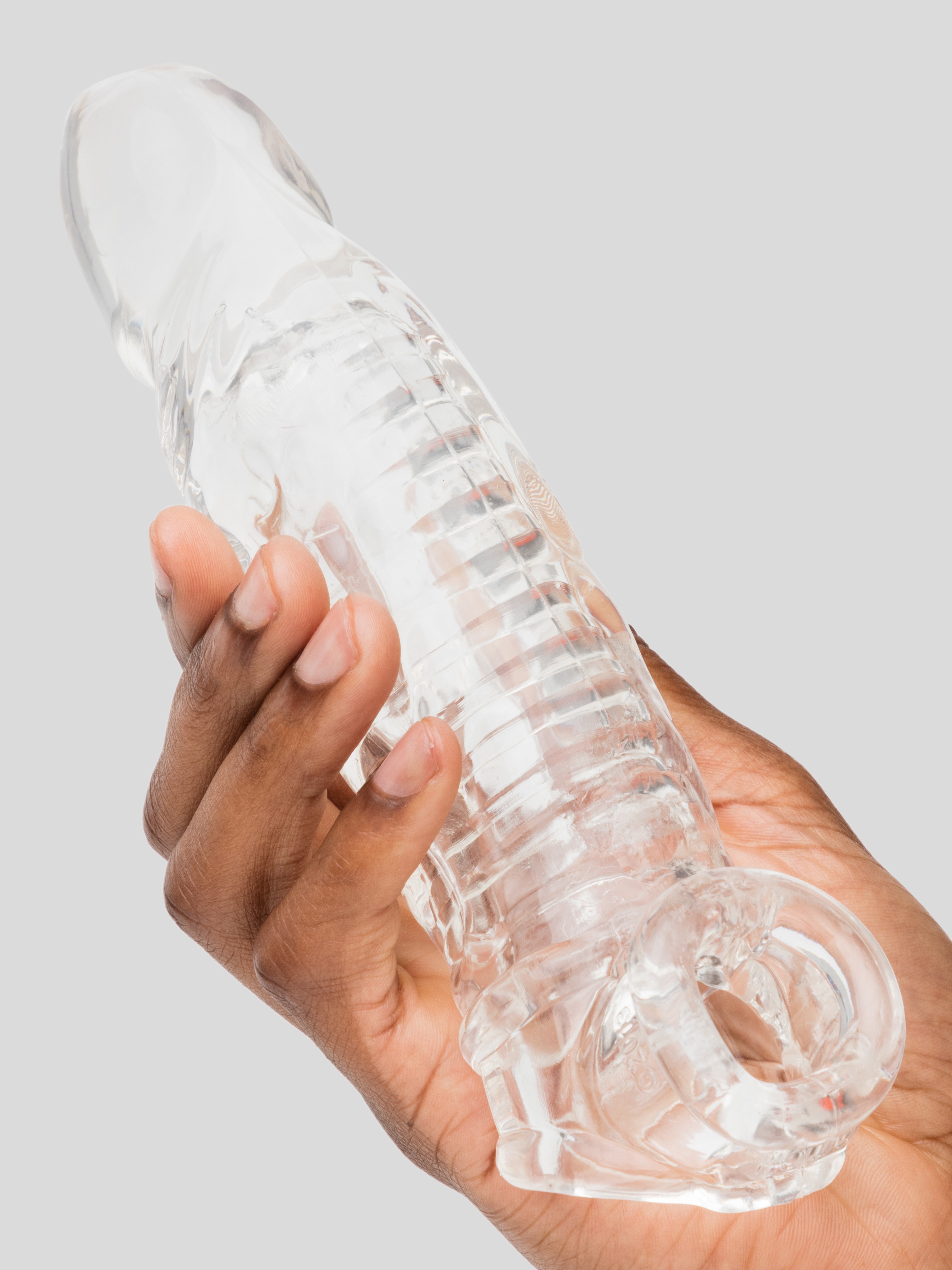 Oxballs Butch Penis Sleeve With Adjustable Fit-Clear, Clear, hi-res