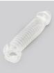 Oxballs Musclear Ribbed Adjustable Penis Sleeve, Clear, hi-res
