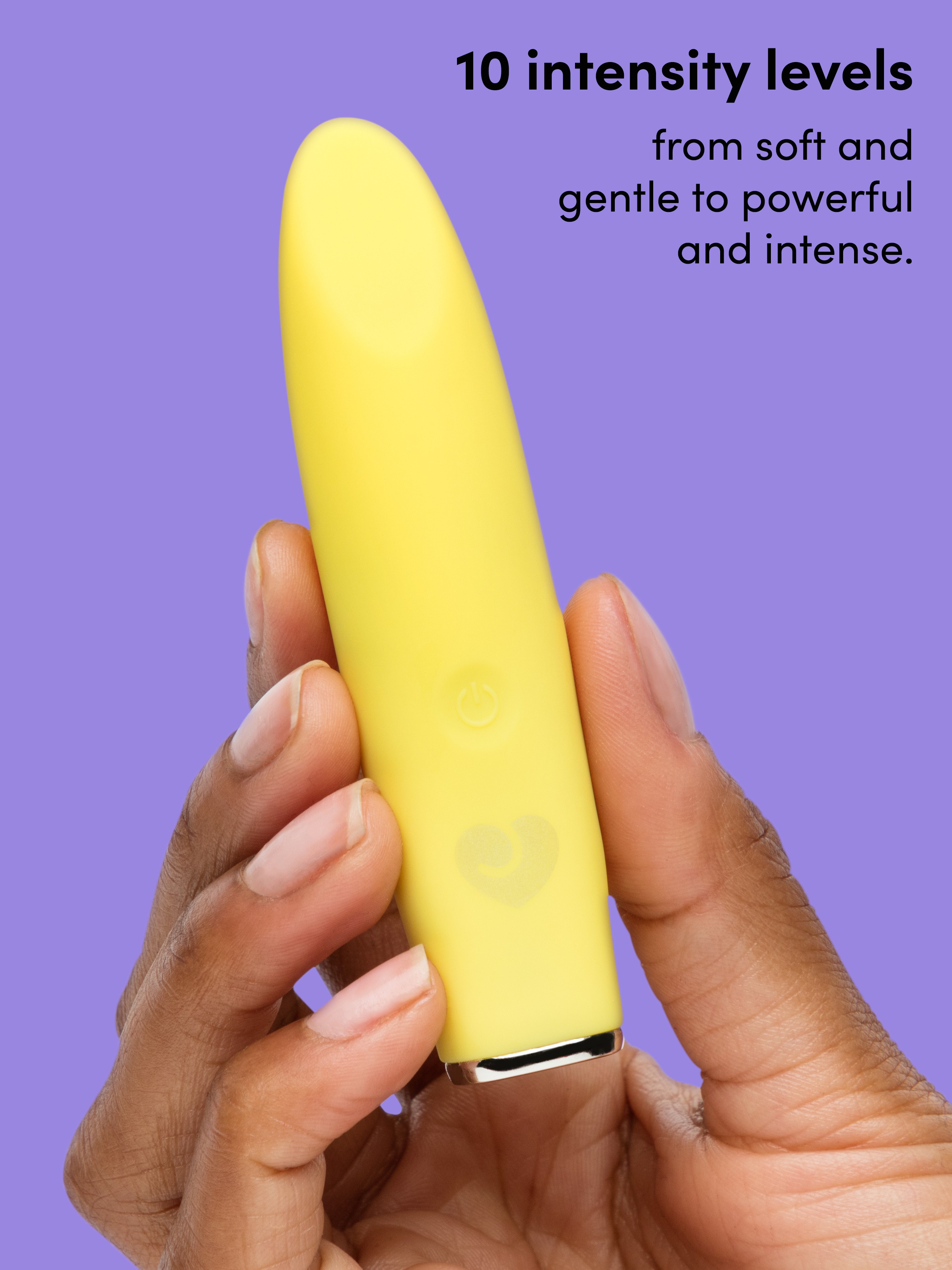 Lovehoney mon ami Silicone Bullet Massager , Yellow, hi-res