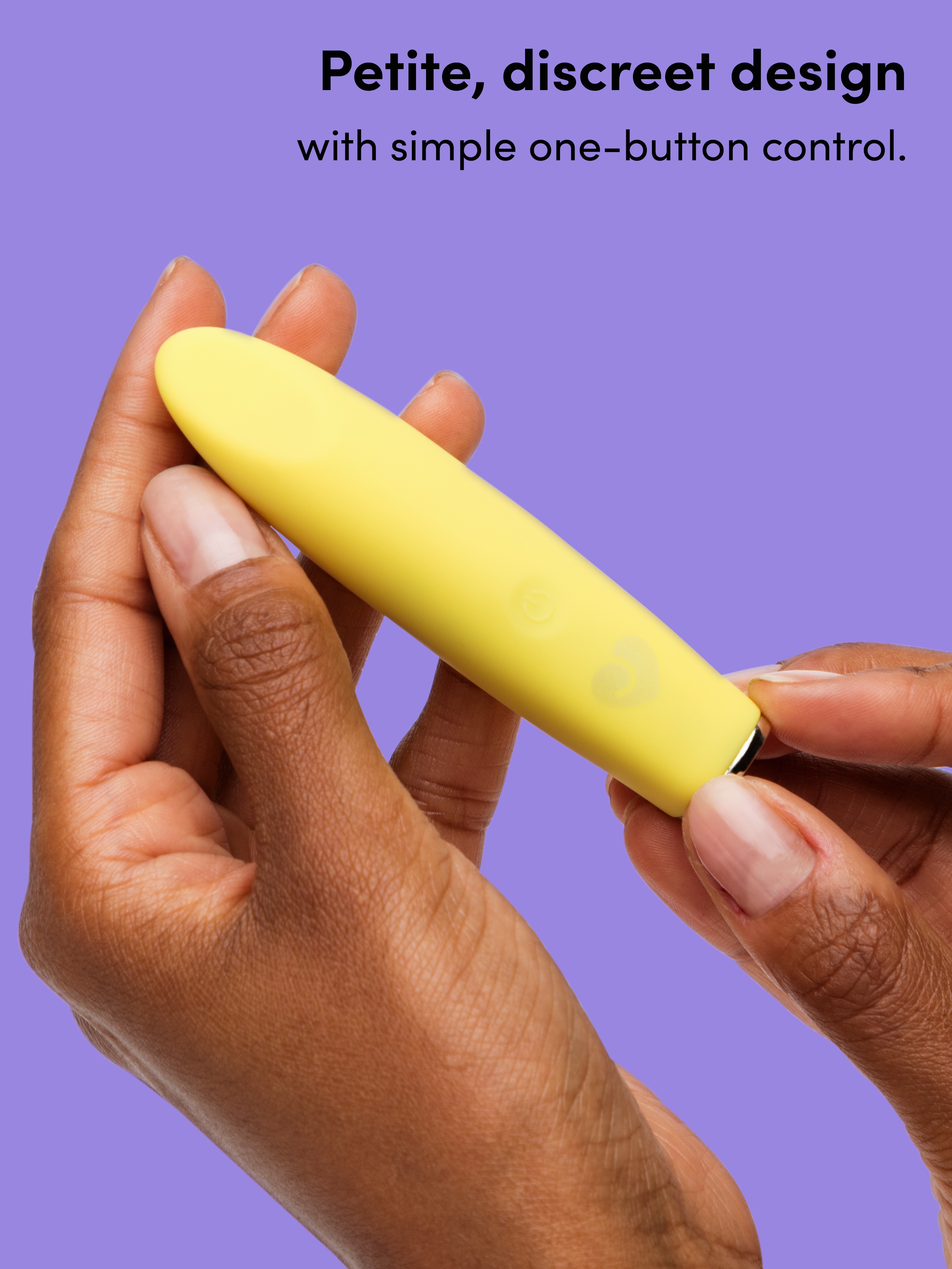 Lovehoney mon ami Silicone Bullet Massager , Yellow, hi-res