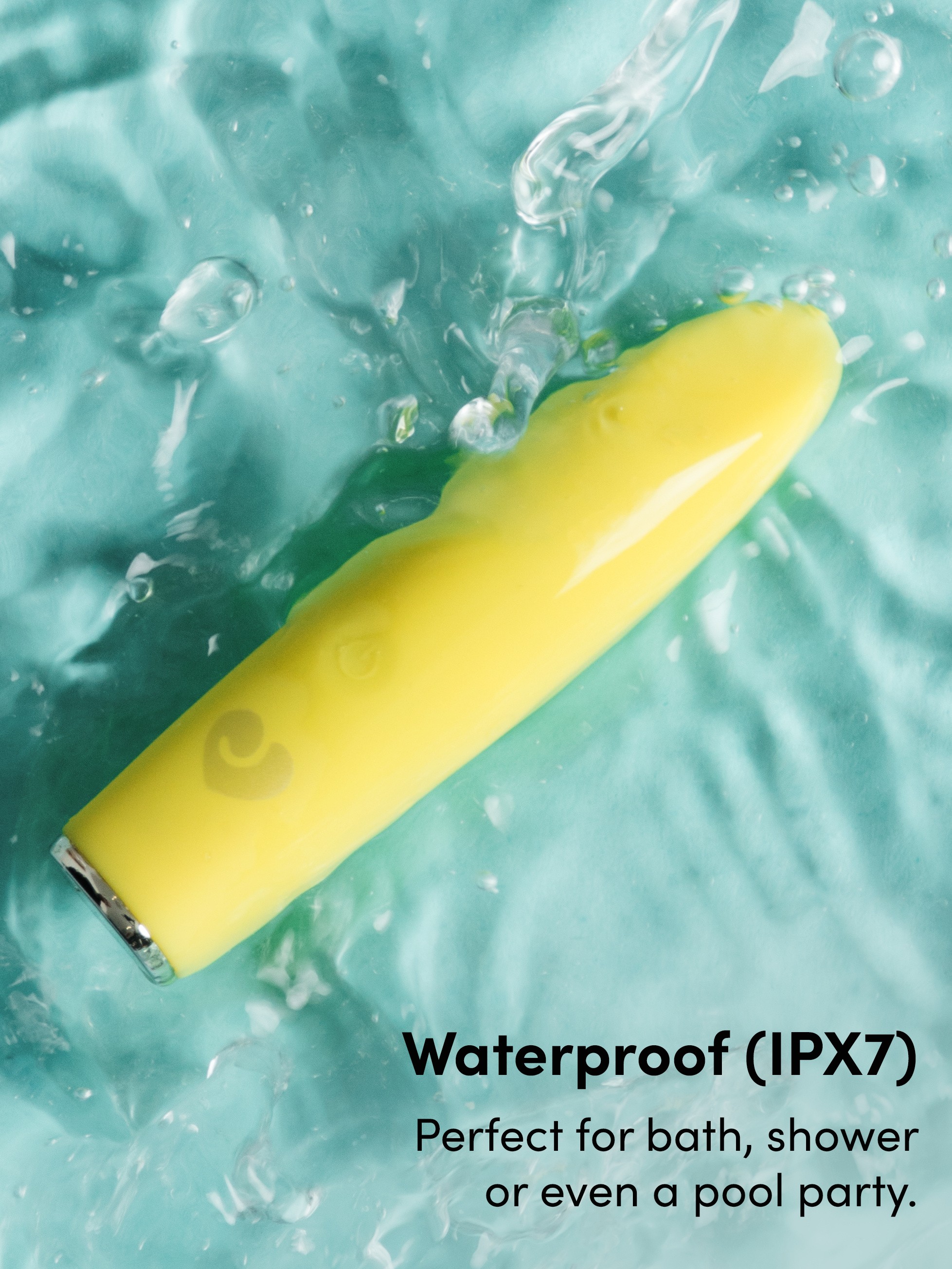 Lovehoney mon ami Silicone Bullet Massager , Yellow, hi-res