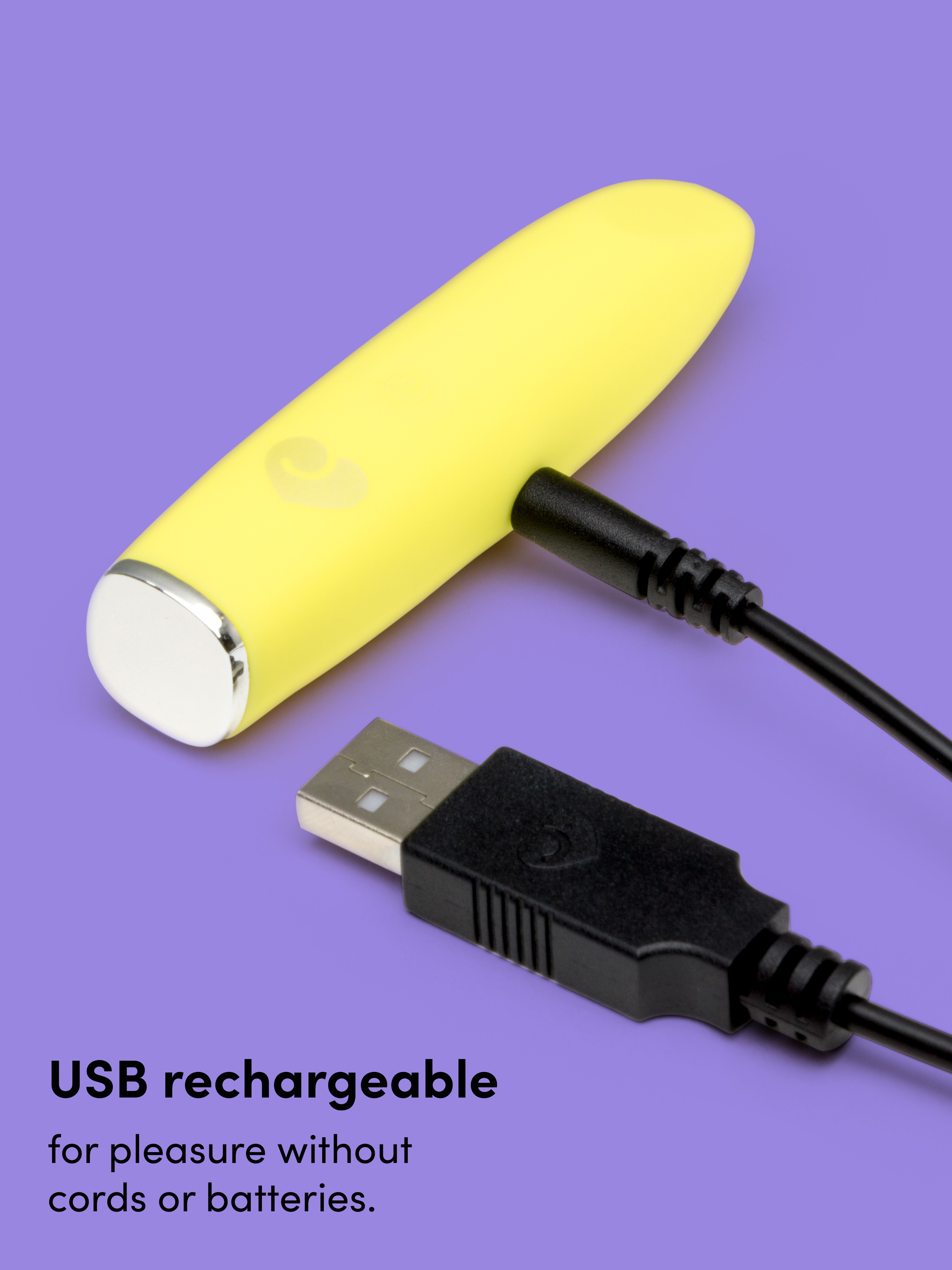 Lovehoney mon ami Silicone Bullet Massager , Yellow, hi-res