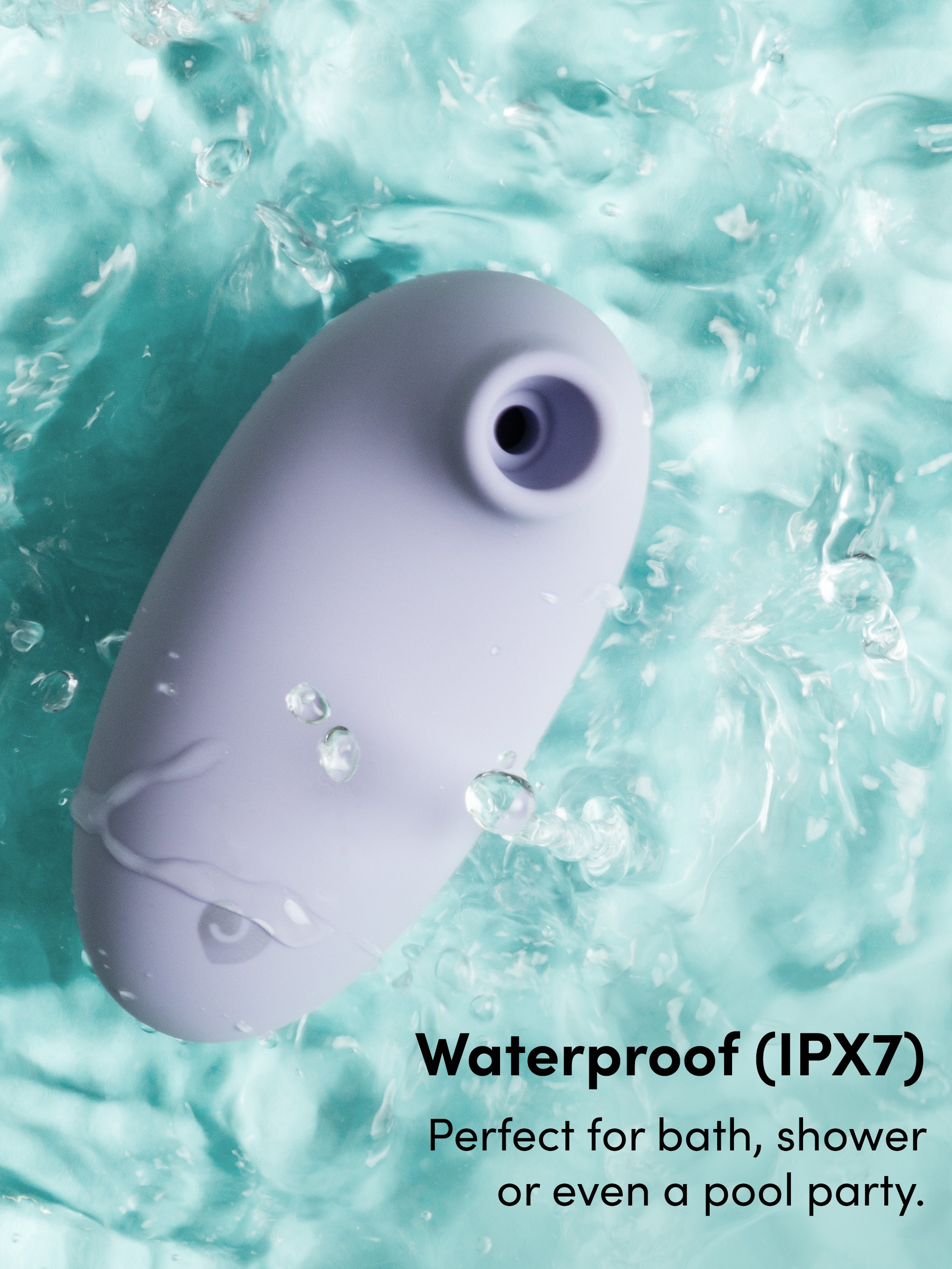 Lovehoney mon ami Silicone Pleasure Air Suction Stimulator , Purple, hi-res