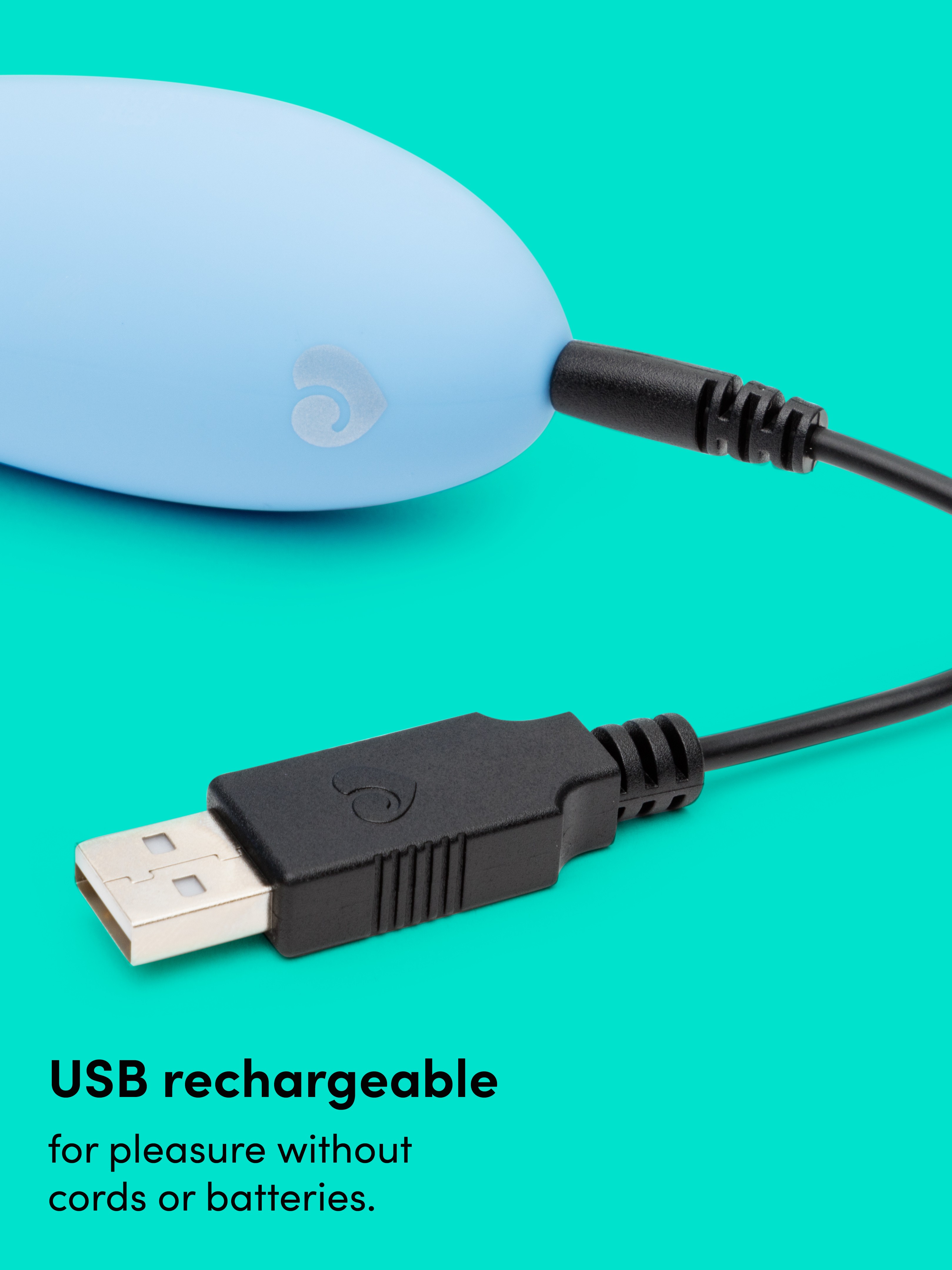 Lovehoney mon ami Silicone Body Wand Massager, Blue, hi-res