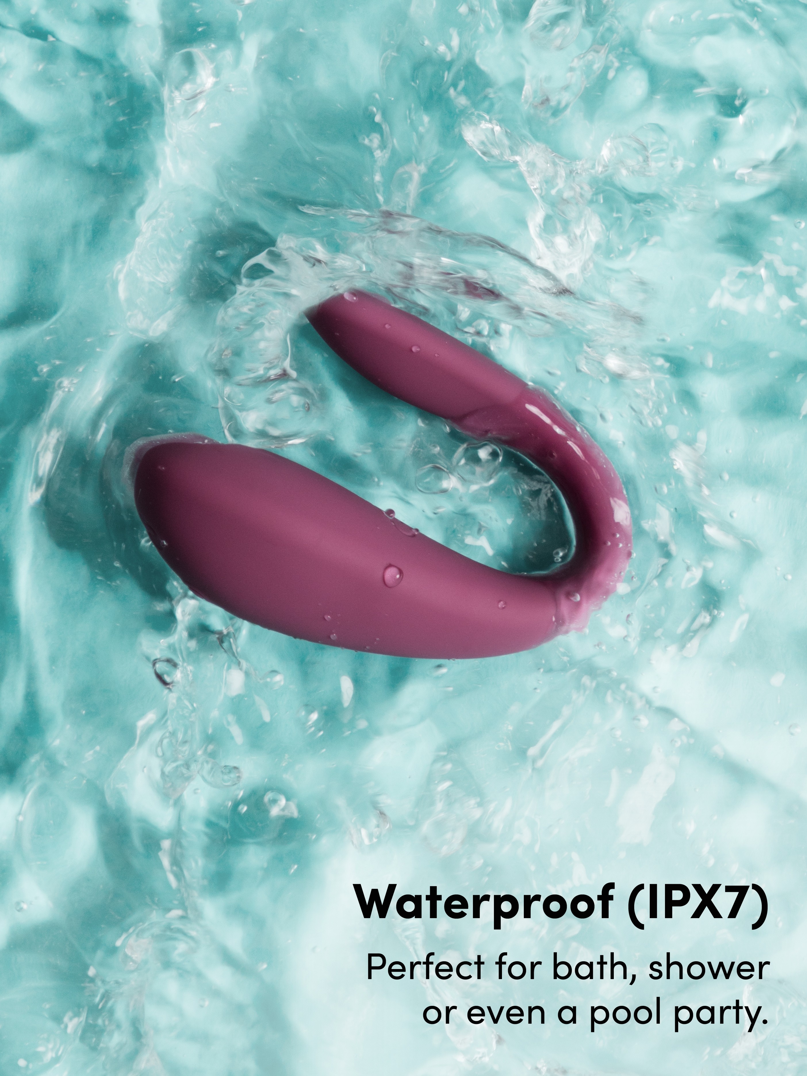 Lovehoney mon ami Wearable Couple's Massager, Purple, hi-res