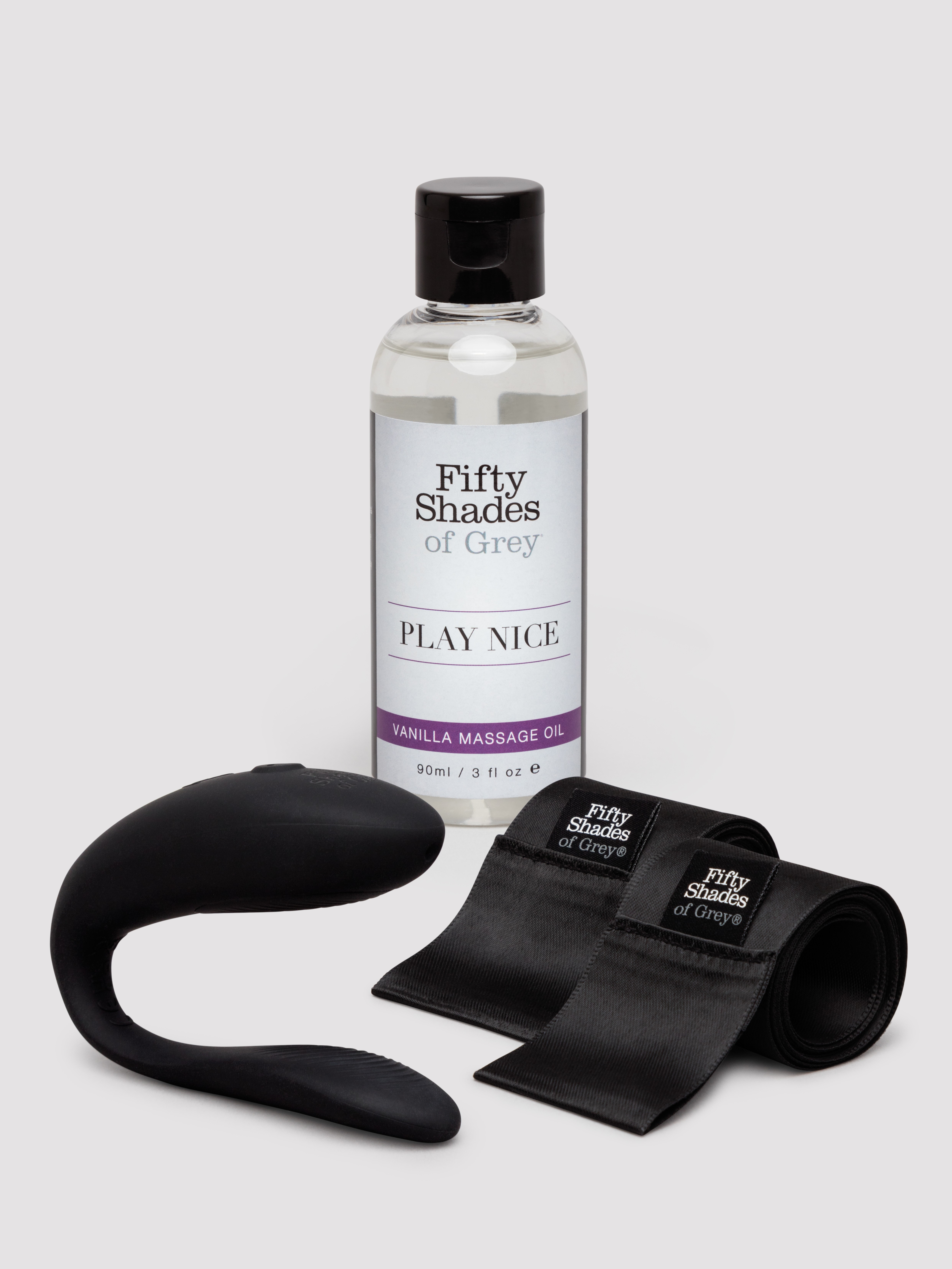 Image of Fifty Shades of Grey X We-Vibe Moving As One Couple's Kit - Black