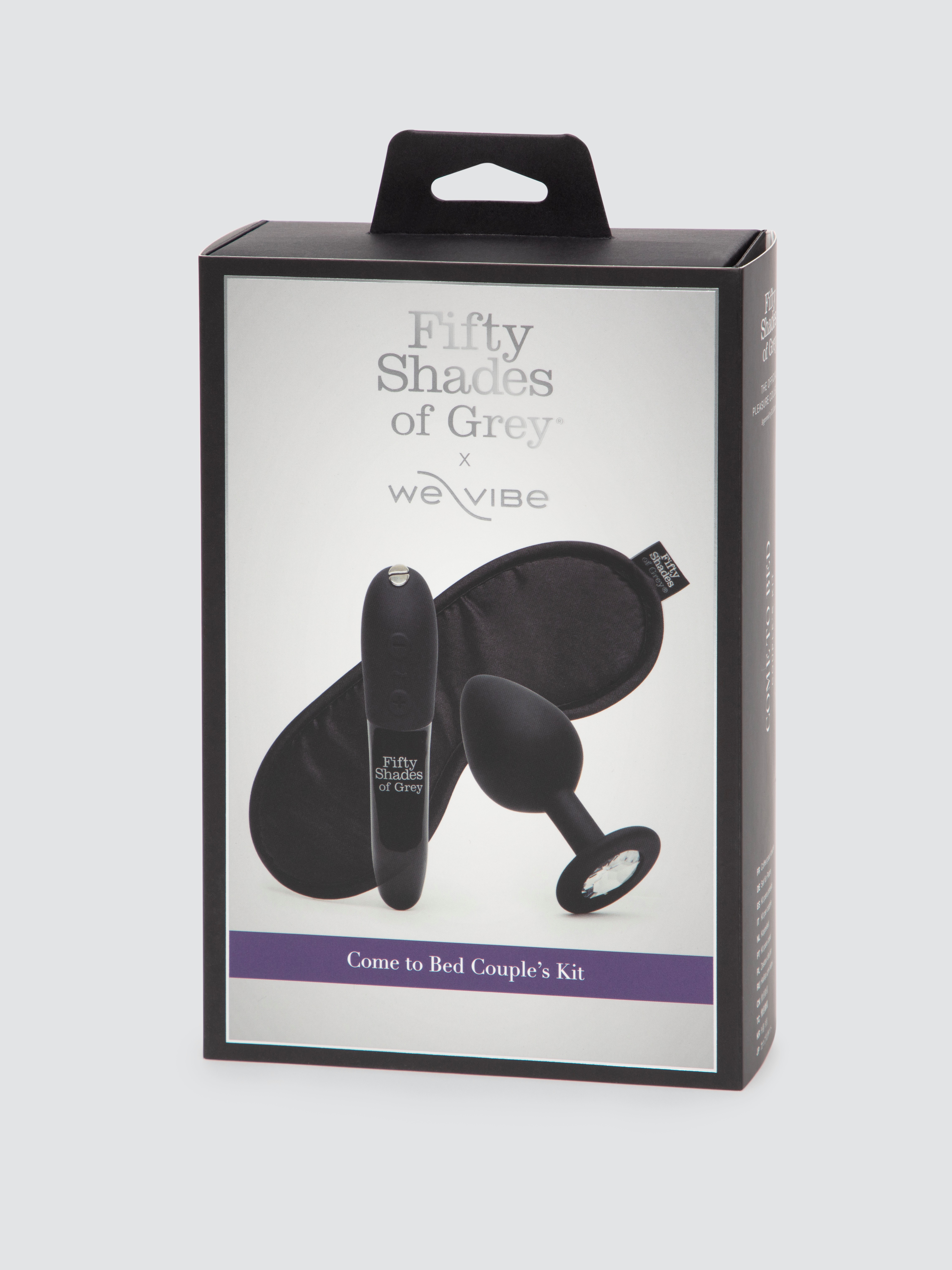 Fifty Shades of Grey X We-Vibe Come to Bed Couple's Kit (3 Piece), Black, hi-res