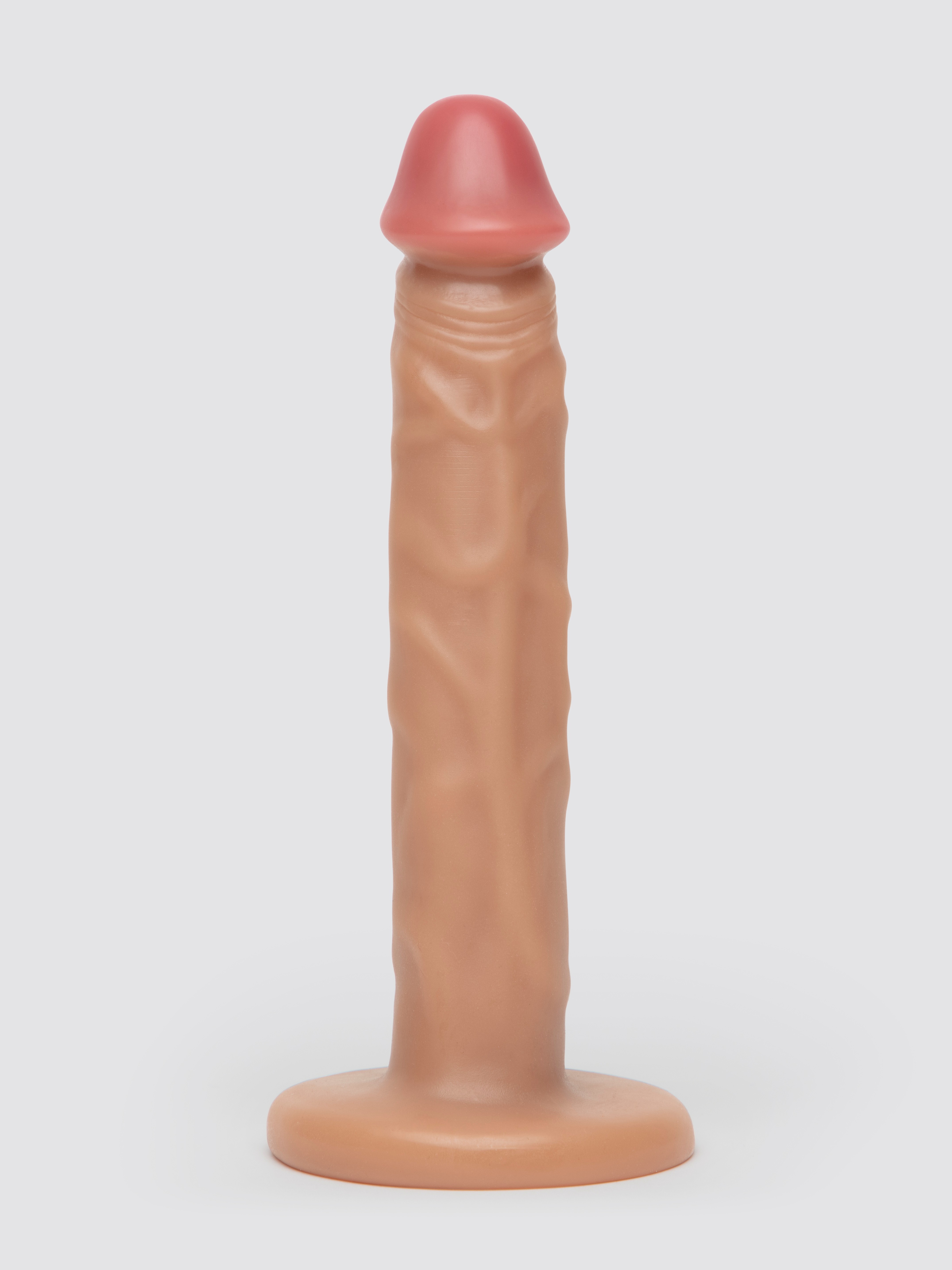 Lifelike Lover Basic Slimline Realistic Anal Dildo 6 Inch, Flesh Tan, hi-res