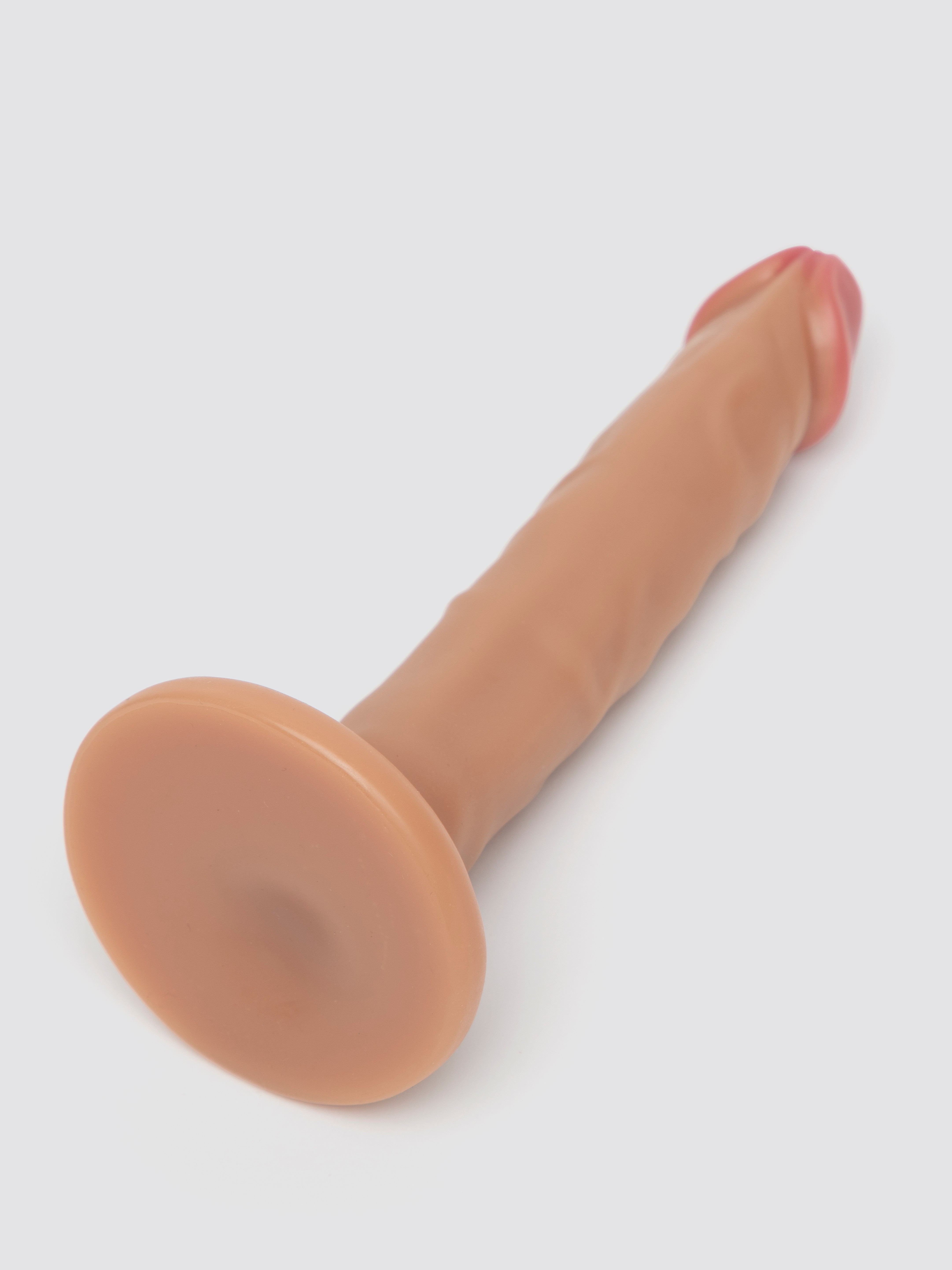 Lifelike Lover Basic Slimline Realistic Anal Dildo 6 Inch, Flesh Tan, hi-res