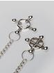 4-Point Adjustable Nipple Press with Chain, Silver, hi-res