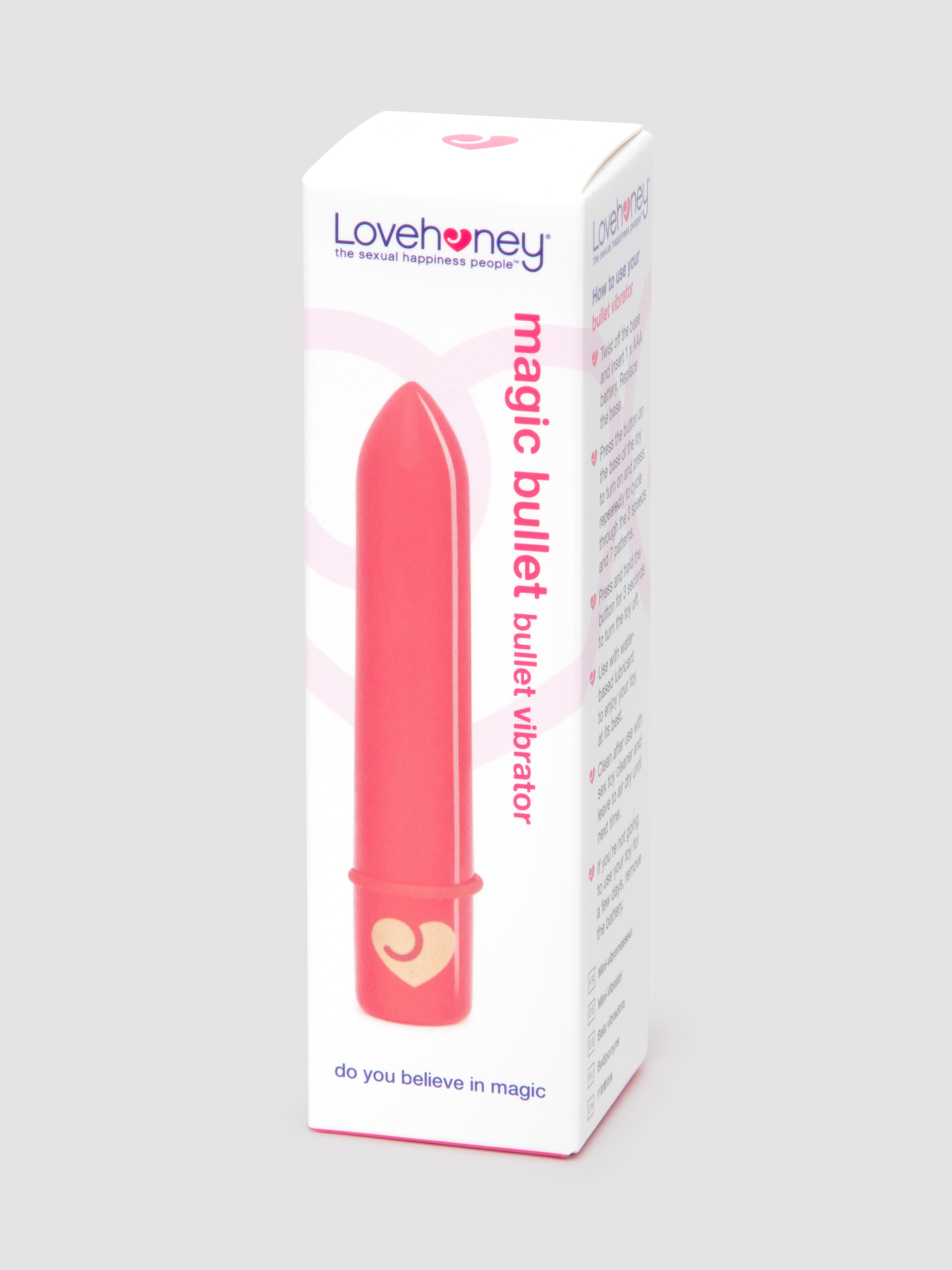 Lovehoney Magic Bullet 10 Function Bullet Vibrator, Red, hi-res