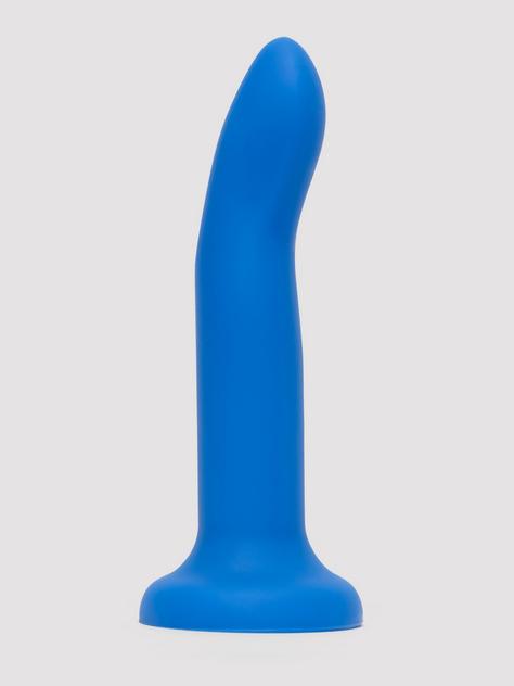 Lovehoney Flex Appeal Dildo aus Flüssigsilikon mit Saugnapf 18 cm, Blau, hi-res