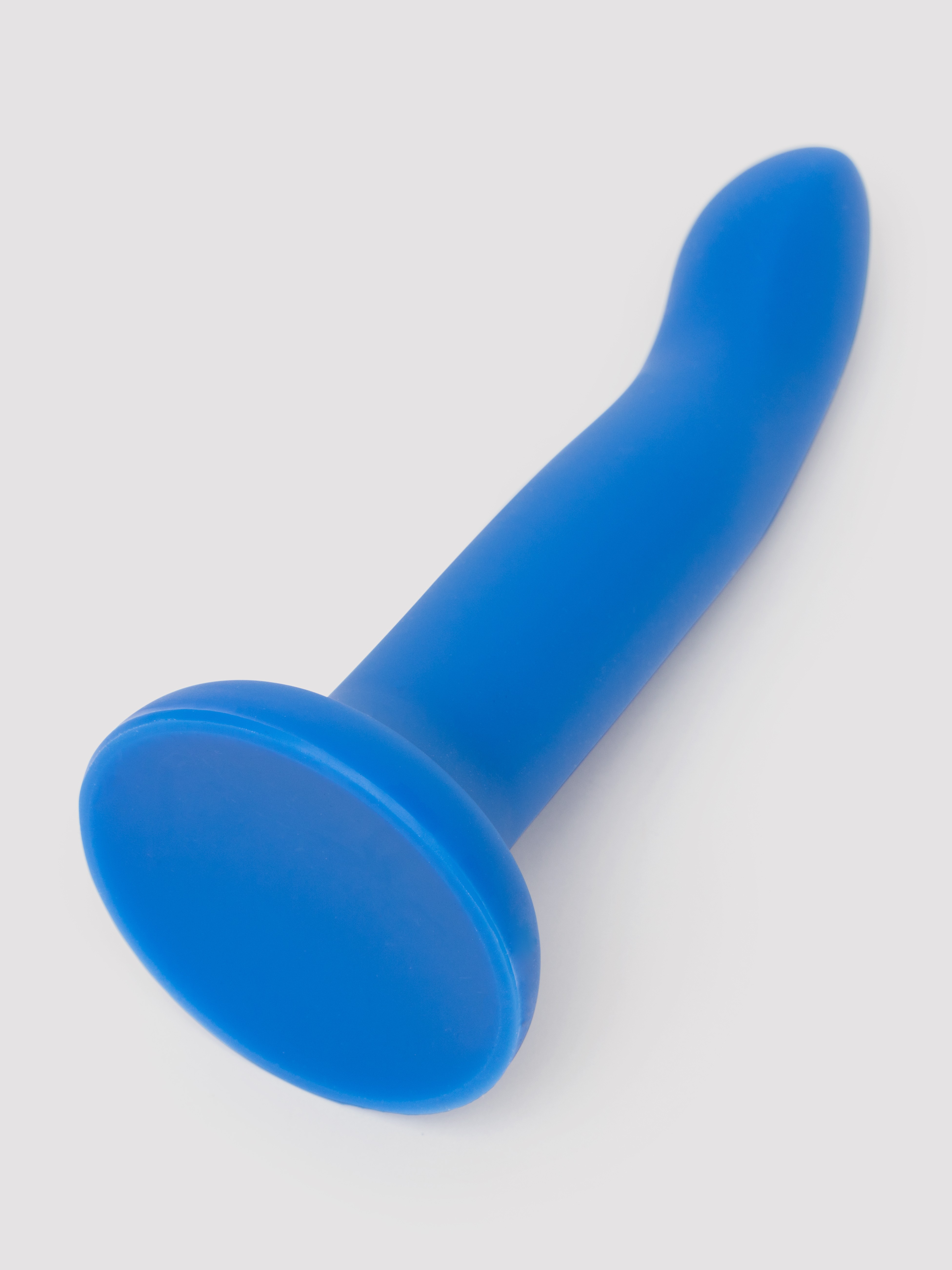 Lovehoney Flex Appeal Liquid Silicone Suction Cup Dildo 7 Inch, Blue, hi-res