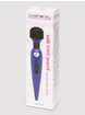 Lovehoney Deluxe Rechargeable Mini Massage Wand Vibrator , Blue, hi-res